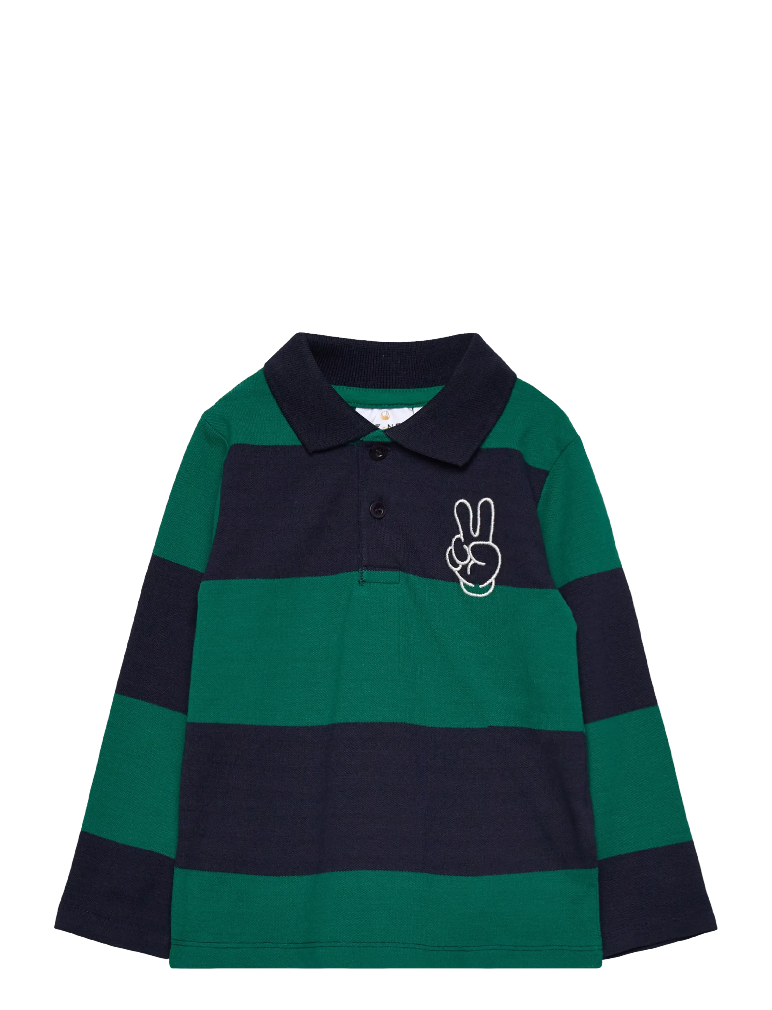 The New TNSTPinon L_S Pique Polo - Pikkade varrukatega polod - NAVY BLAZER STRIPED / navy