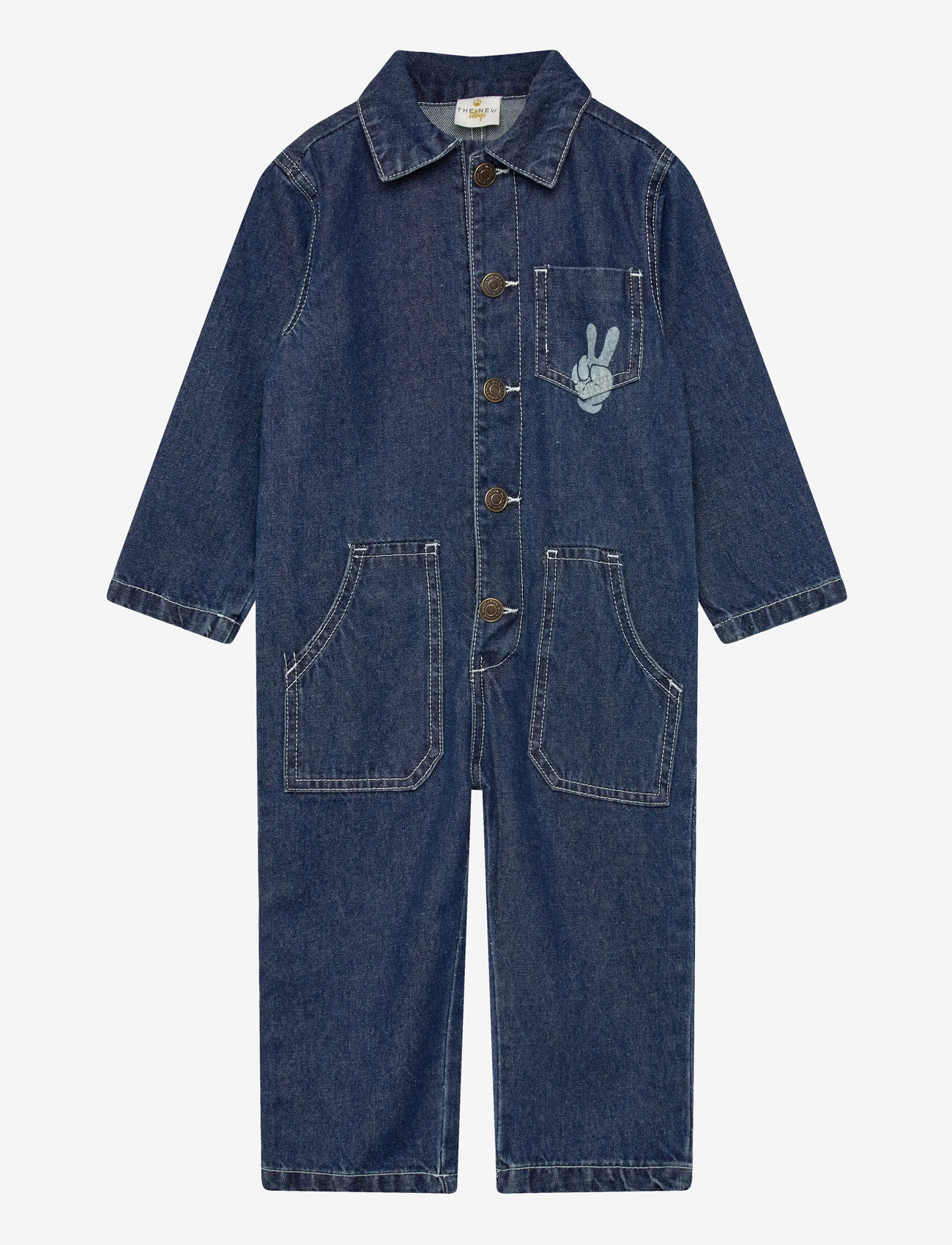 The New - TNSTParker Denim Boilersuit - blue denim - 0
