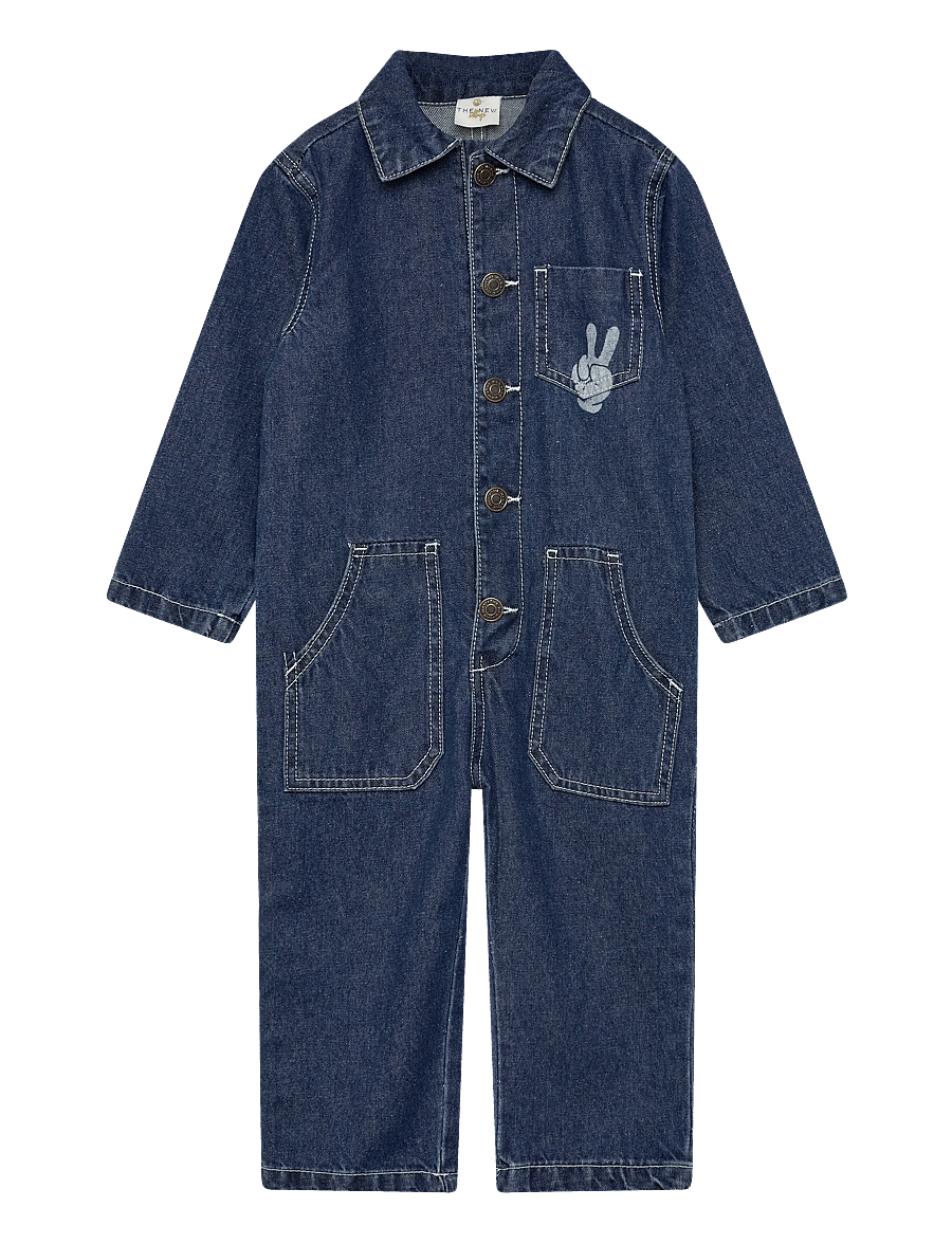 The New - TNSTParker Denim Boilersuit - blue denim - 0