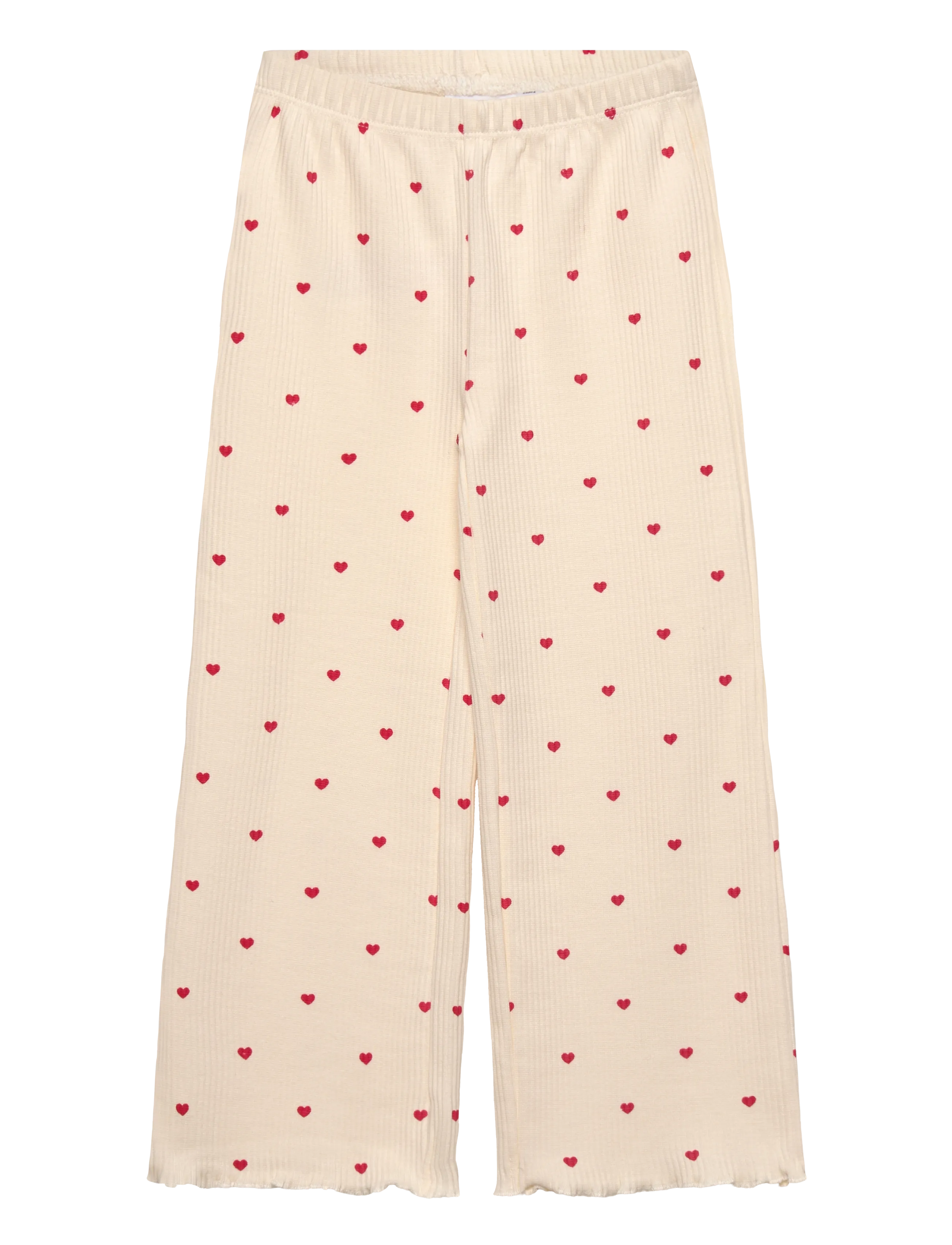 TNSTRhea Wide Rib Pants - GARDENIA AOP