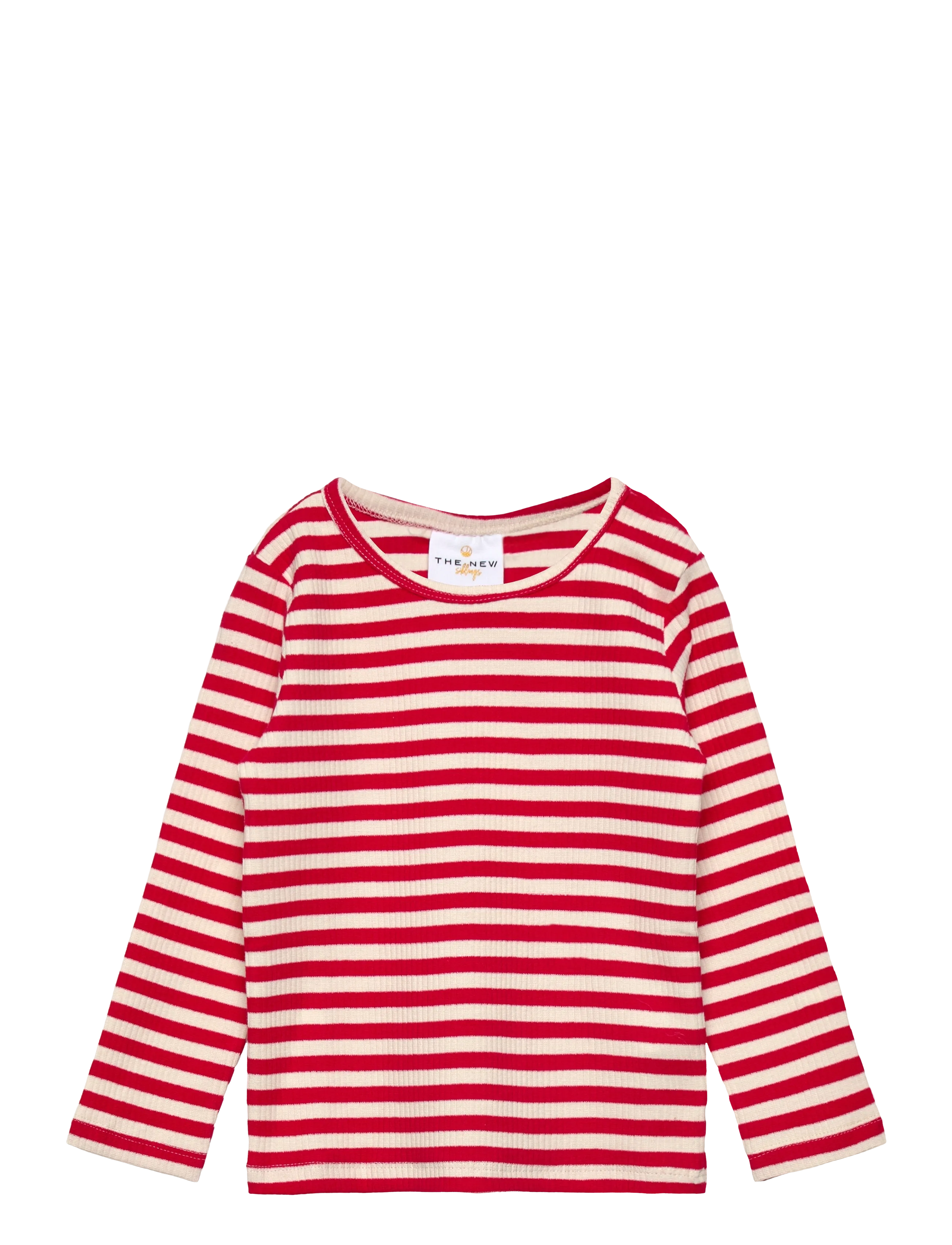 The New - TNSTFro L_S Rib Tee - ski patrol striped - 0