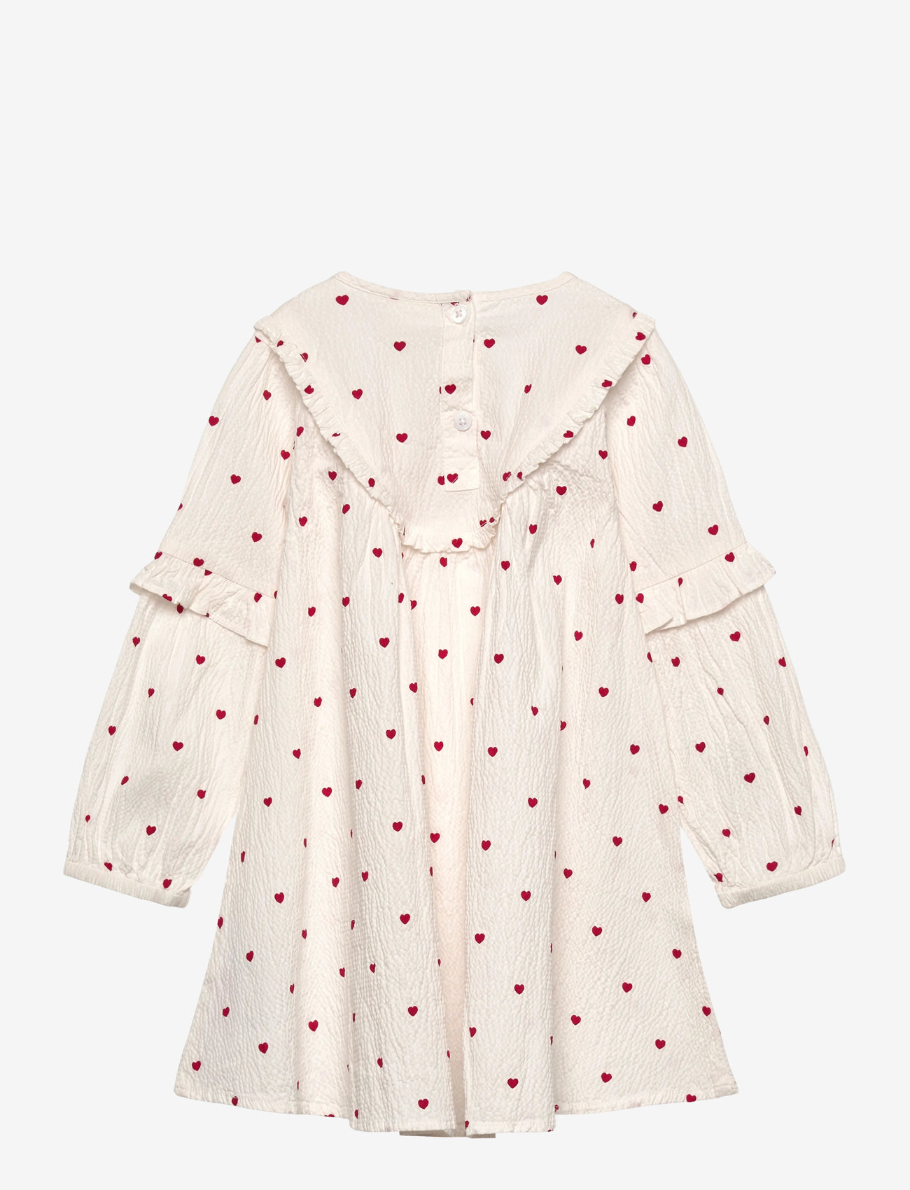 The New - TNSTRaven L_S Dress - langärmelige freizeitkleider - gardenia aop - 1