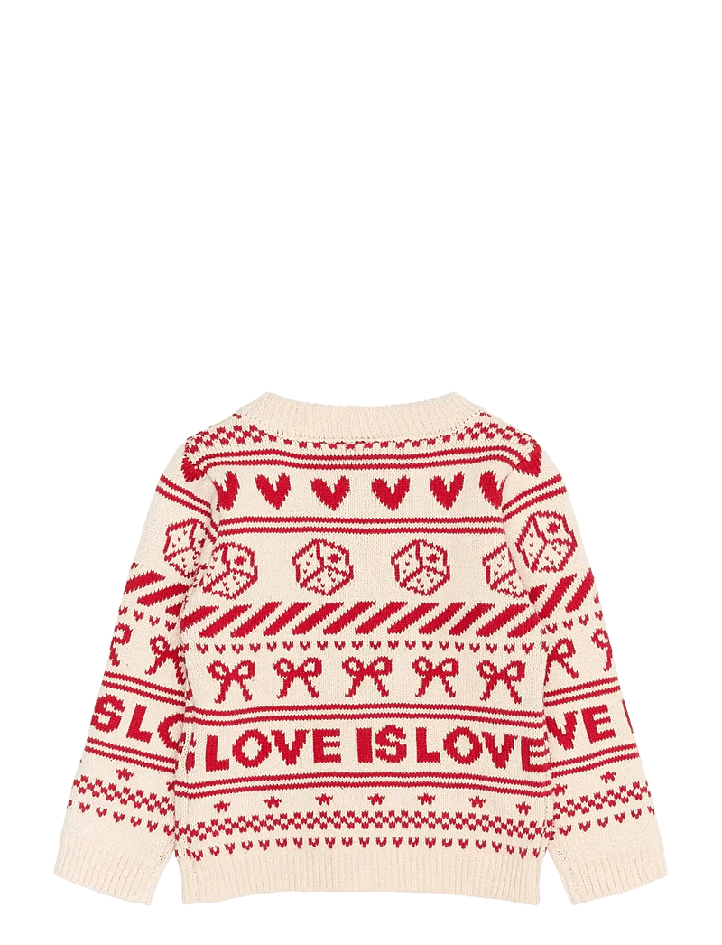 The New - TNSTRegina Jacquard Cardigan - kardiganid - gardenia aop - 2