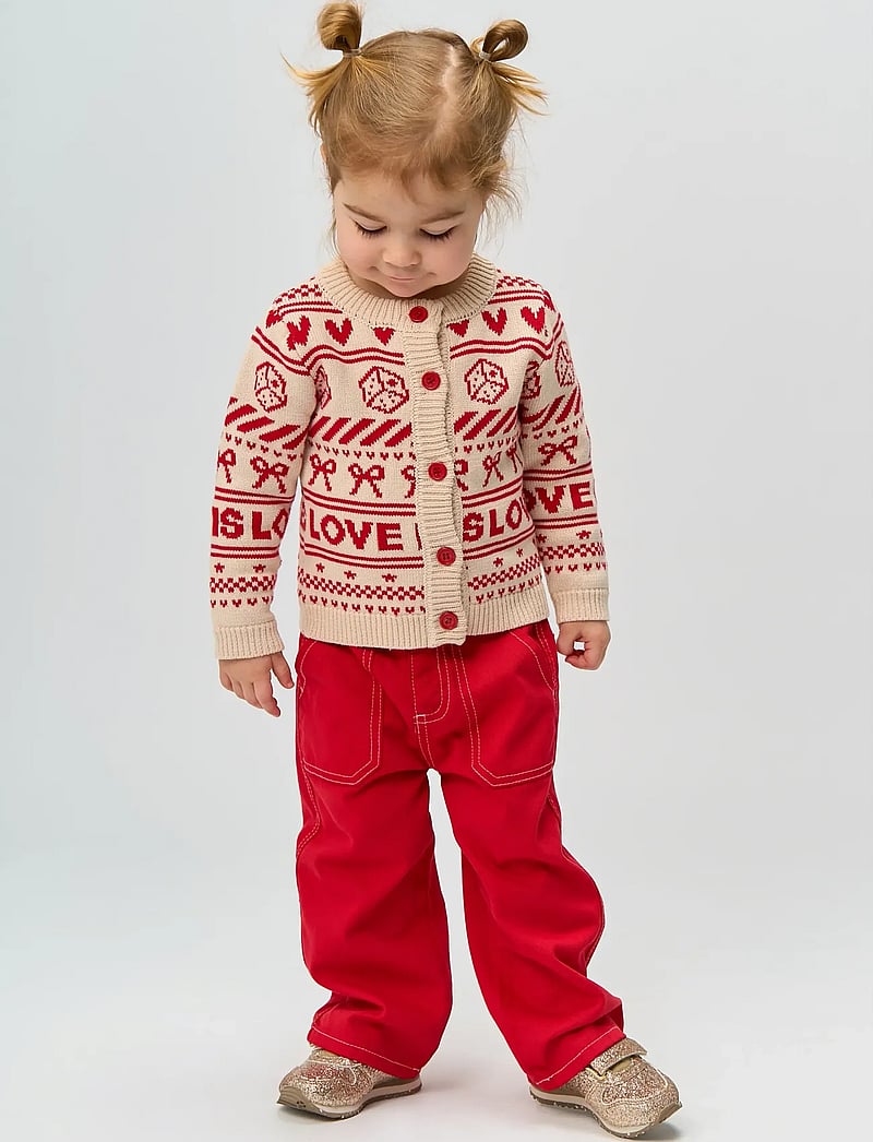 The New - TNSTRegina Jacquard Cardigan - cardigans - gardenia aop - 0