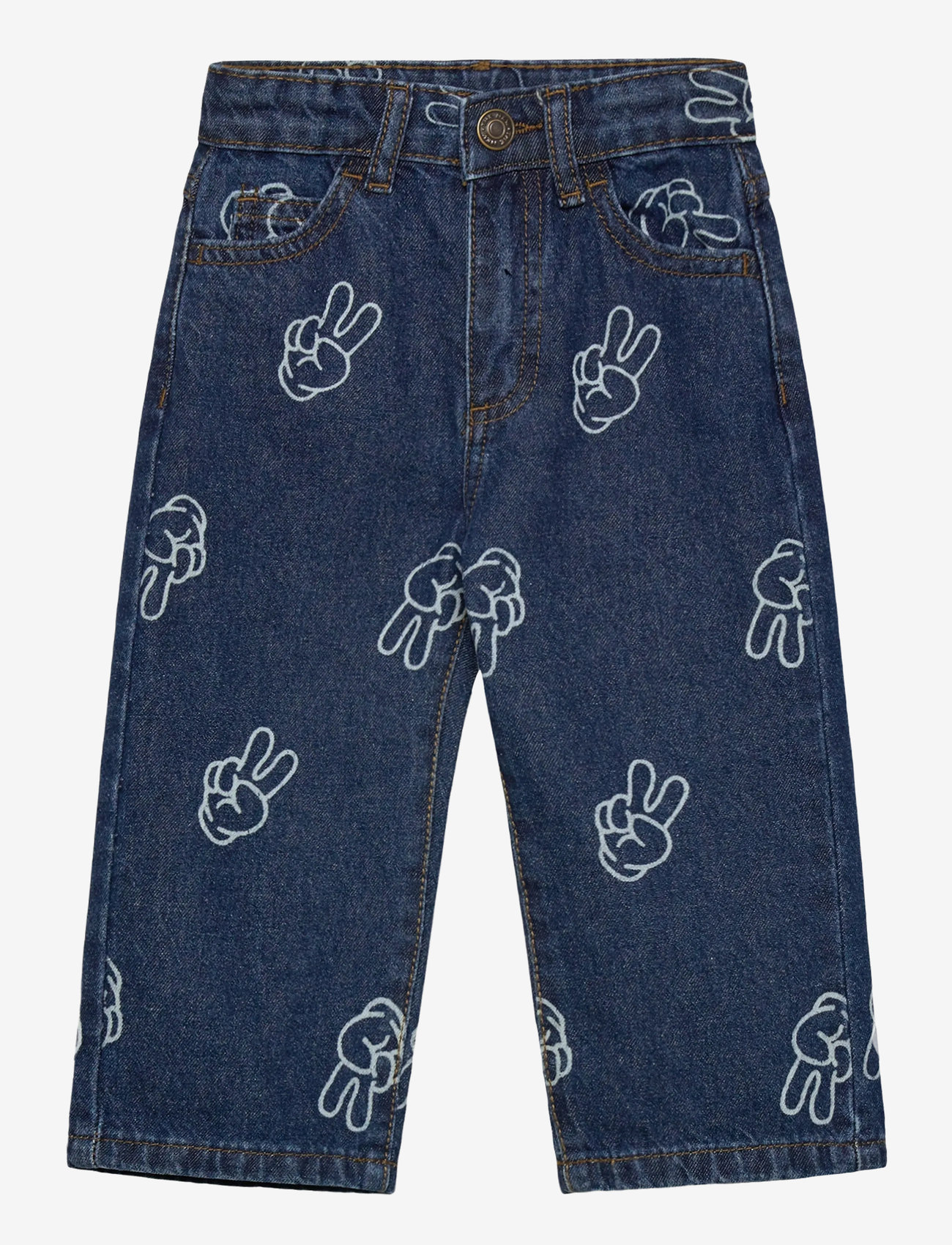 The New - TNSTProsper Wide Jeans - regular jeans - medium blue denim aop - 1