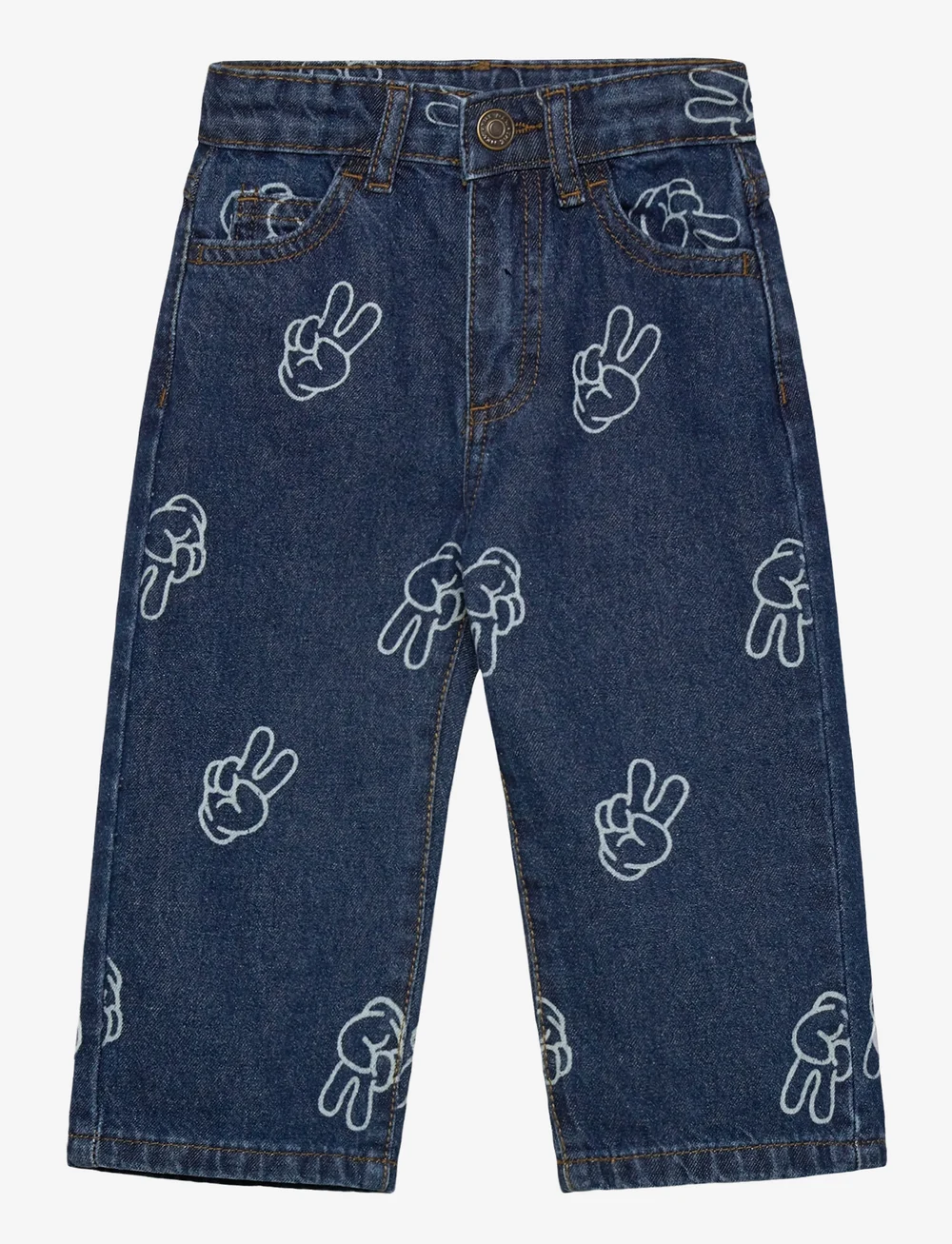 The New - TNSTProsper Wide Jeans - regular jeans - medium blue denim aop - 0