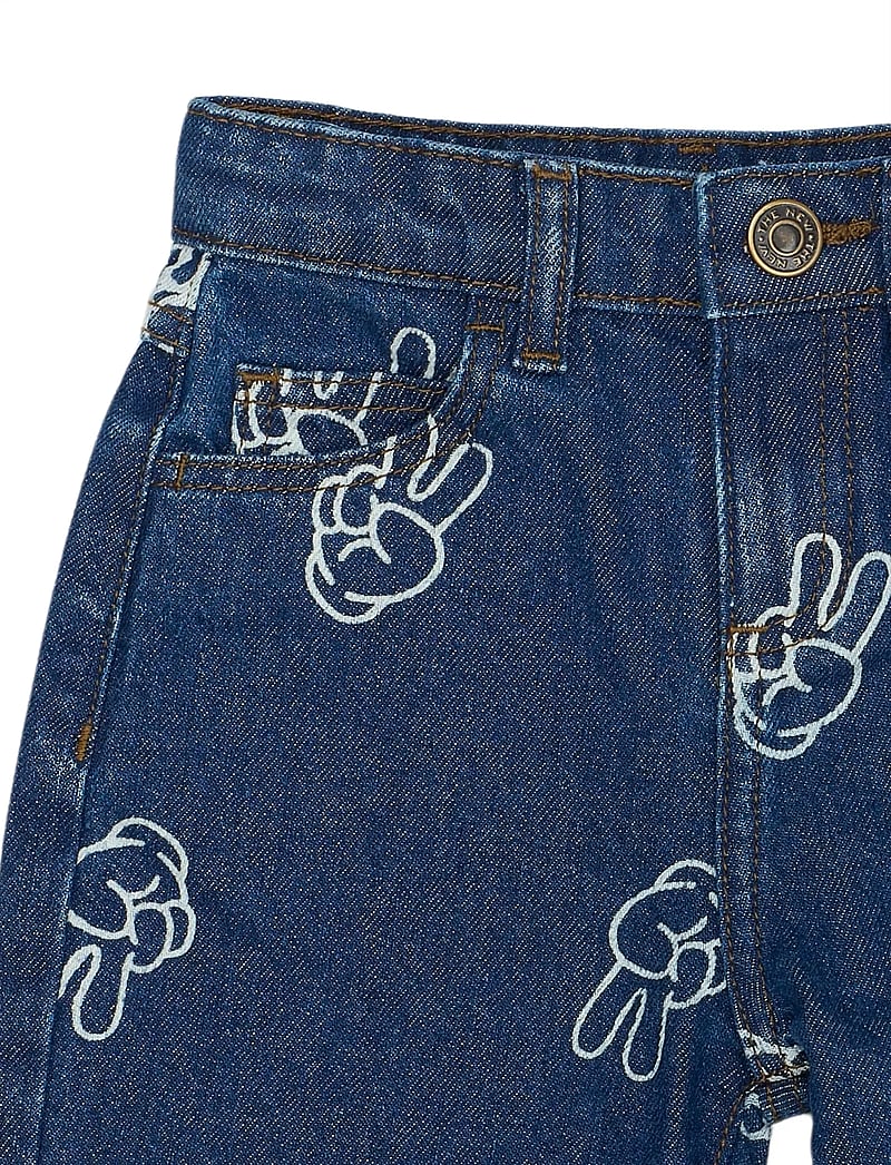 The New - TNSTProsper Wide Jeans - regular jeans - medium blue denim aop - 4