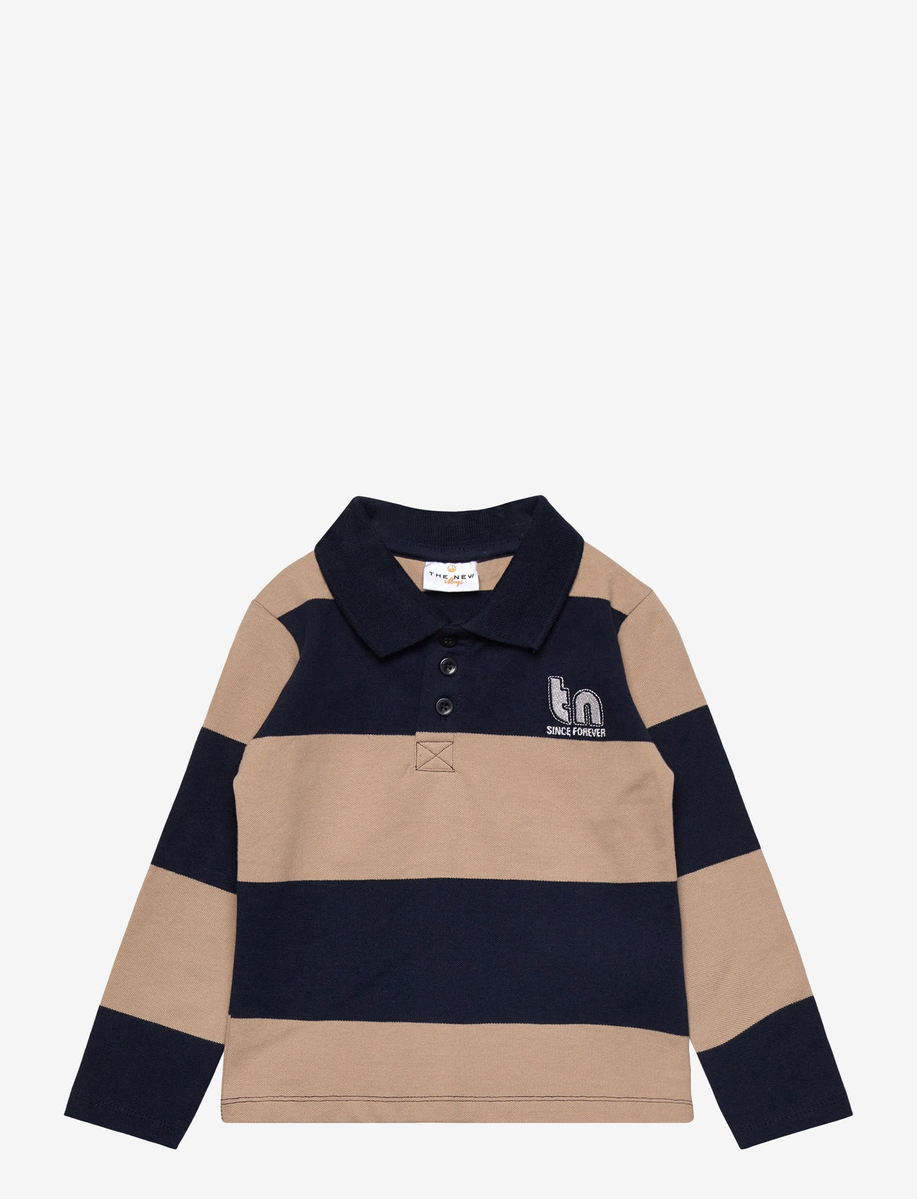 The New - TNSTRinon L_S Pique Polo - pikkade varrukatega polod - navy blazer striped - 1