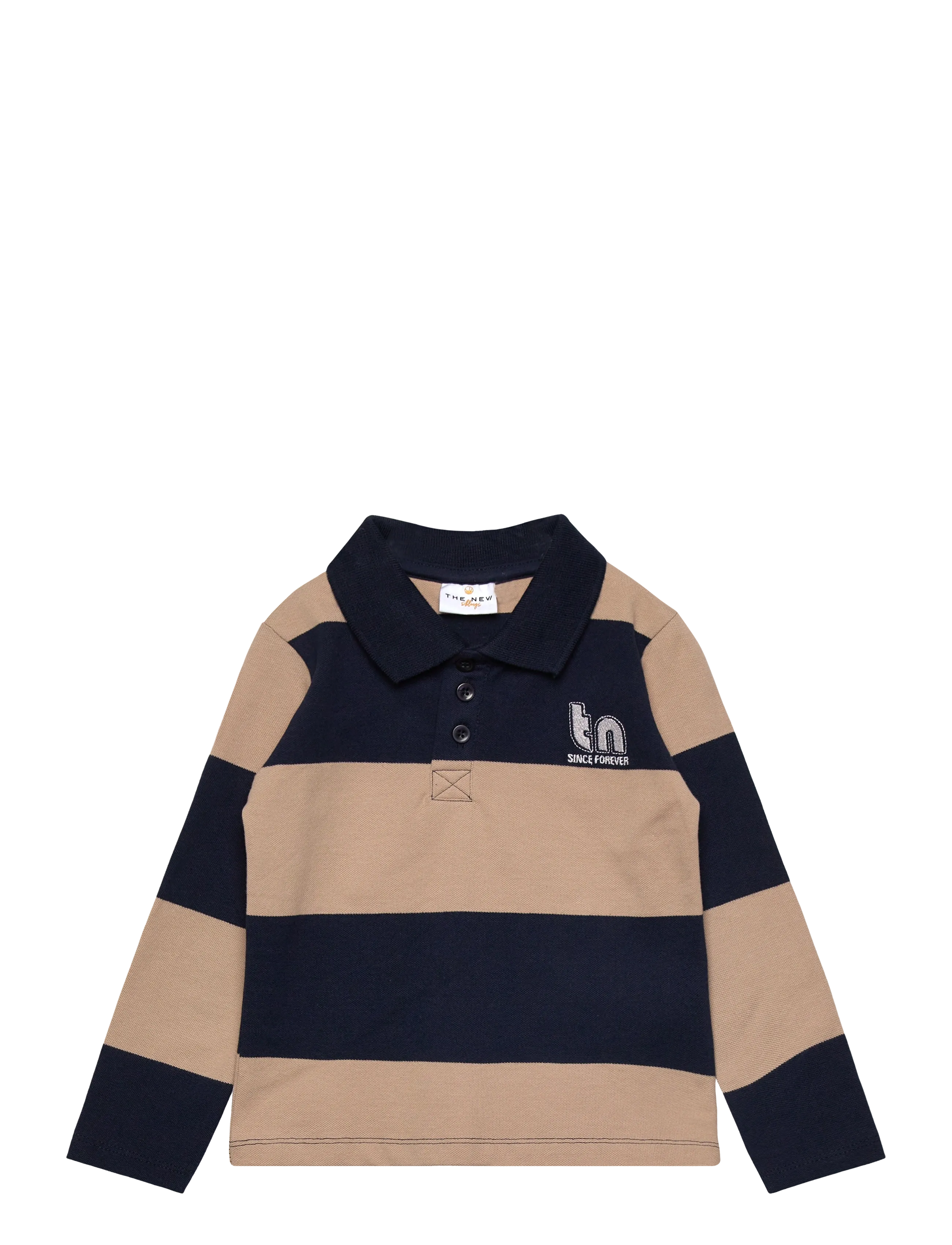 The New TNSTRinon L_S Pique Polo - Overdele - NAVY BLAZER STRIPED / navy