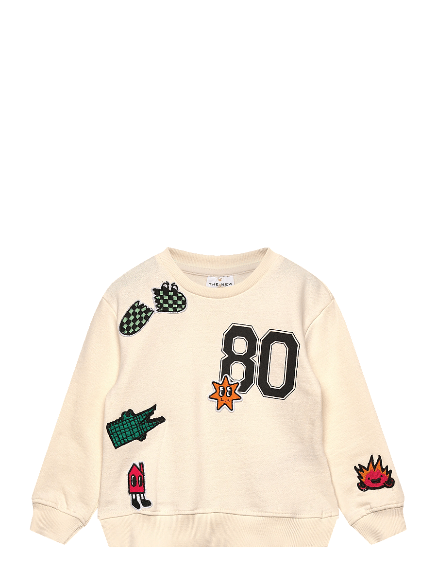 The New - TNSTRaymond OS Sweatshirt - collegepaidat - gardenia - 0