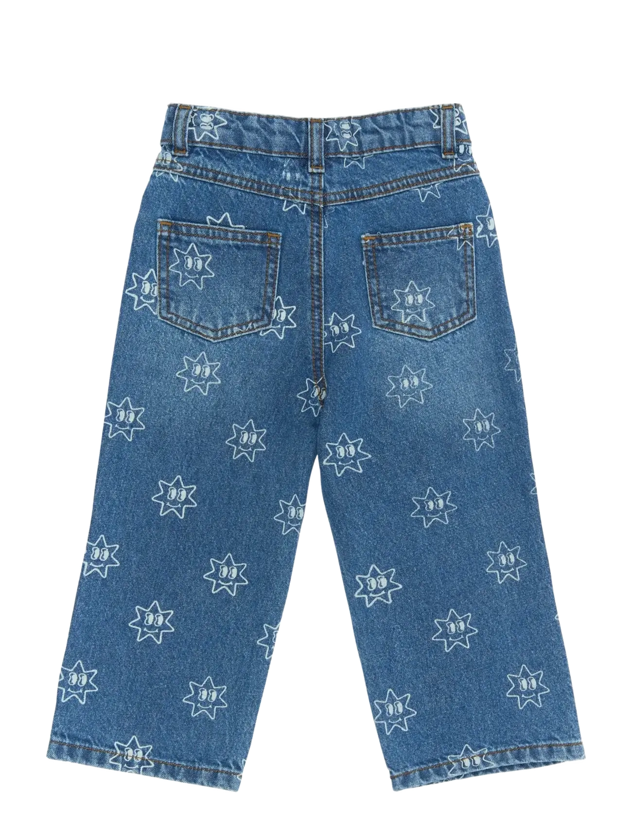 The New - TNSTRipley Wide Jeans - laia säärega teksad - medium blue denim aop - 2