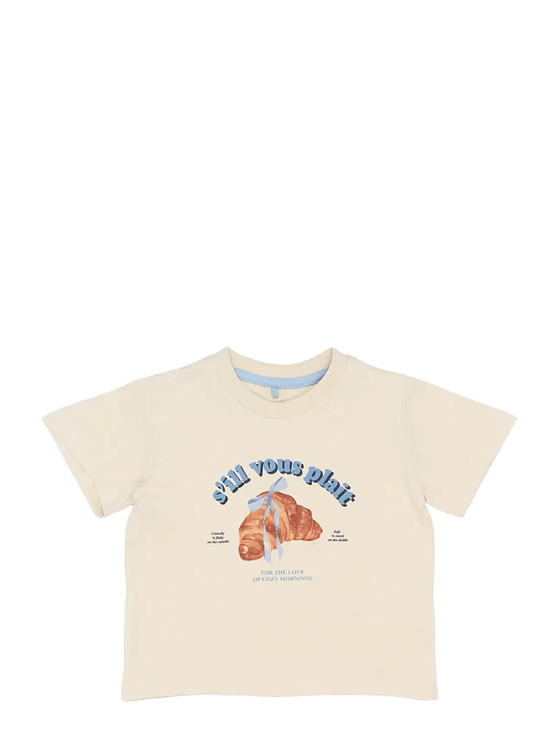 The New - TNSTSol S_S Tee - kortærmede t-shirts - gardenia - 1