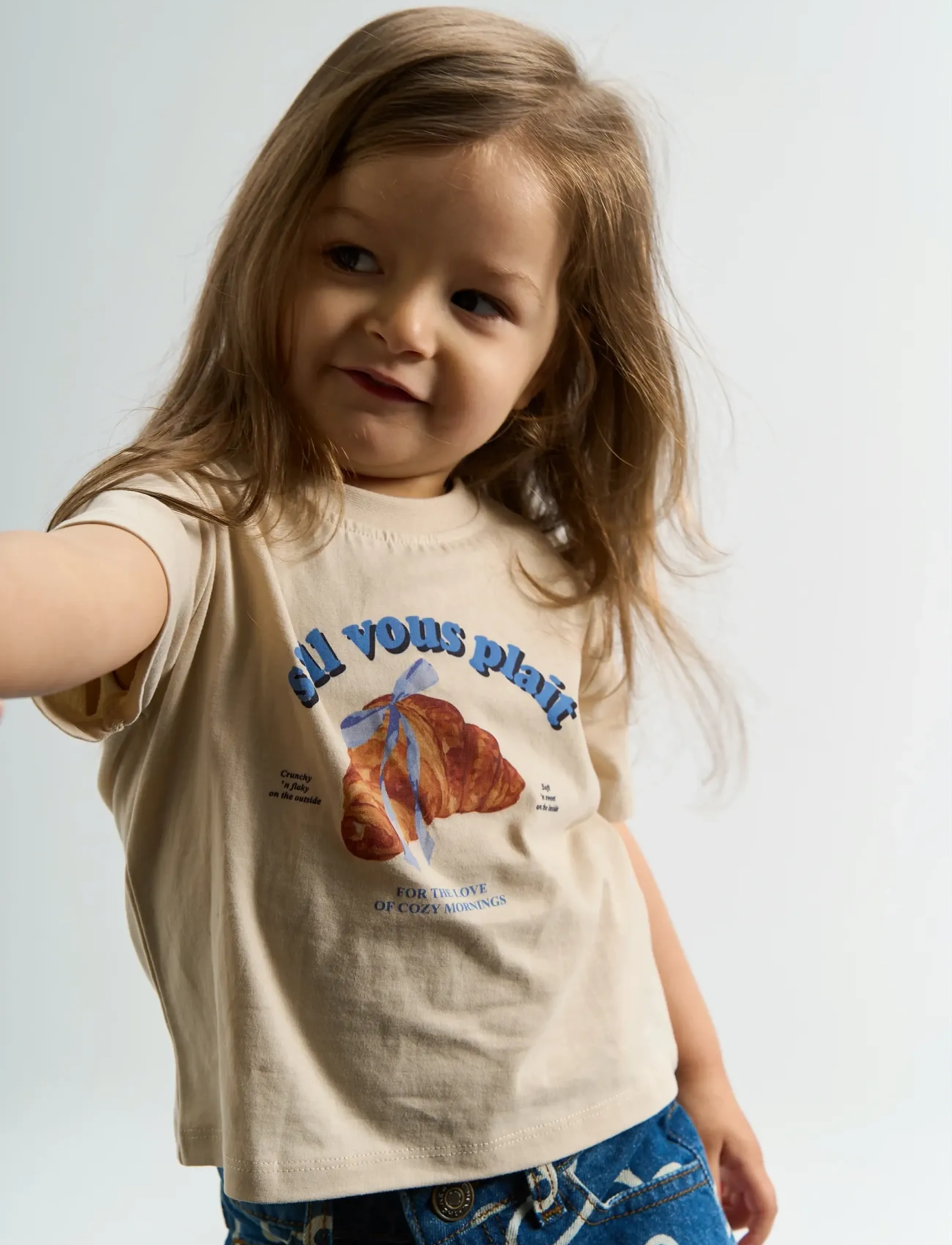 The New Tnstsol S_S Tee, Børn, T-Shirt, Beige, Str: 92