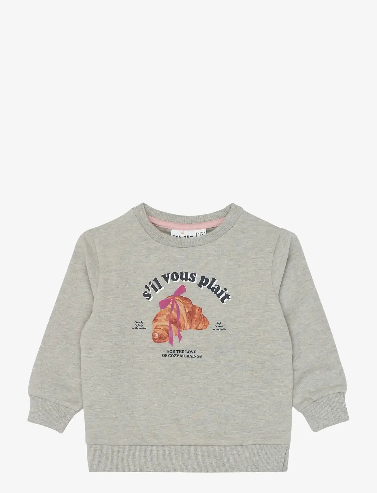 The New - TNSTSolvej Sweatshirt - sweatshirts - light grey melange - 1