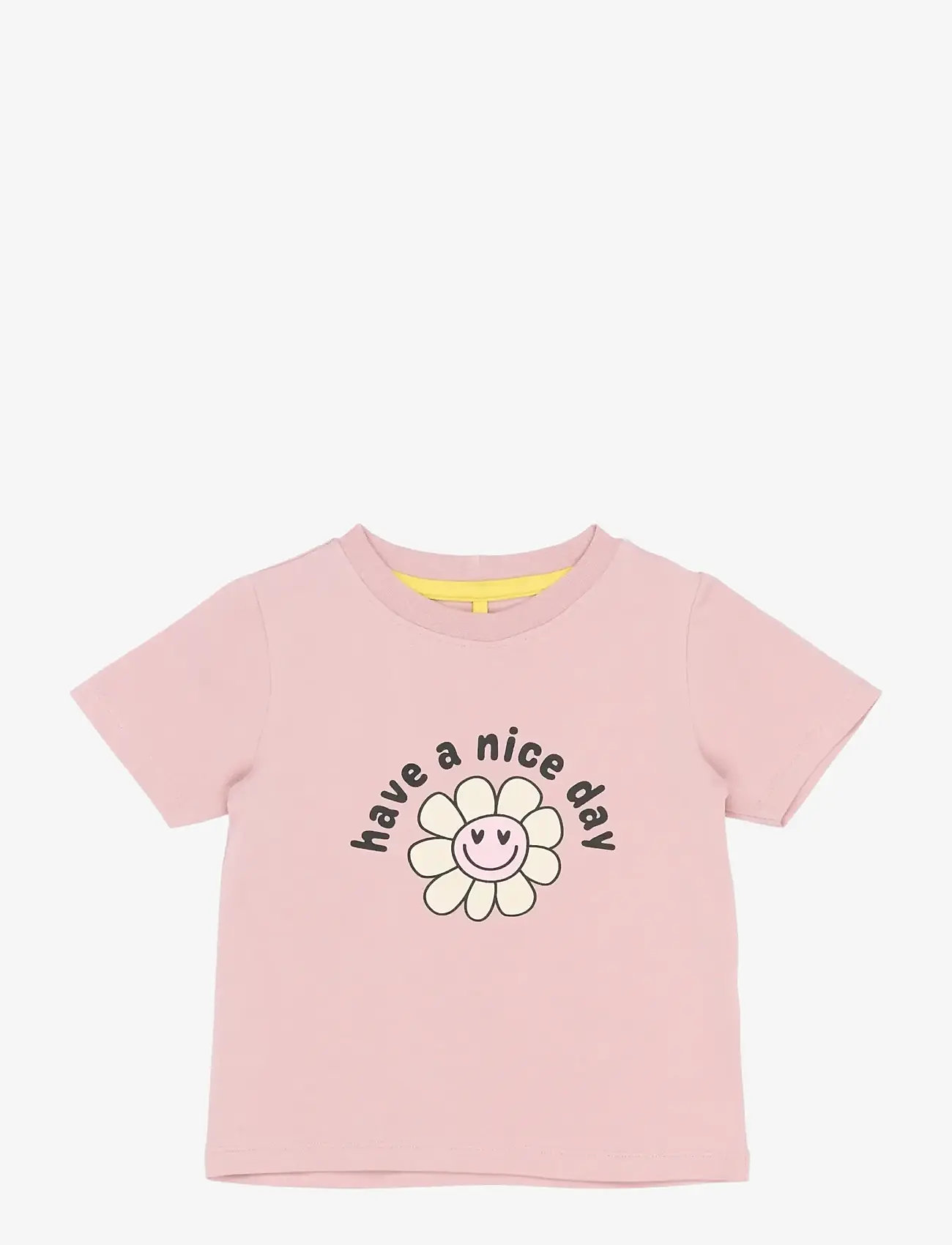 The New - TNSTSille S_S Tee - kortærmede t-shirts - silver pink - 1