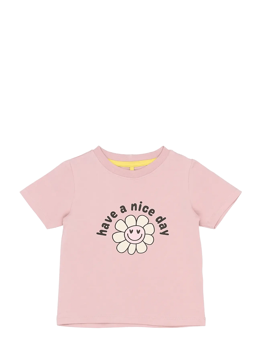 The New - TNSTSille S_S Tee - kortærmede t-shirts - silver pink - 1