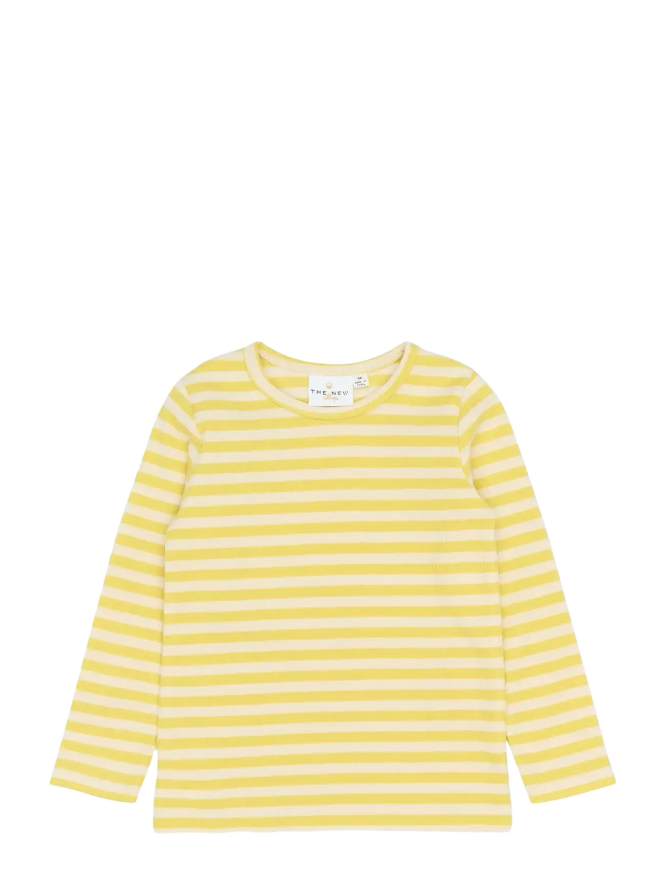The New TNSTFro L_S Rib Tee - E-smaspäev - DUSKY CITRON STRIPED / yellow