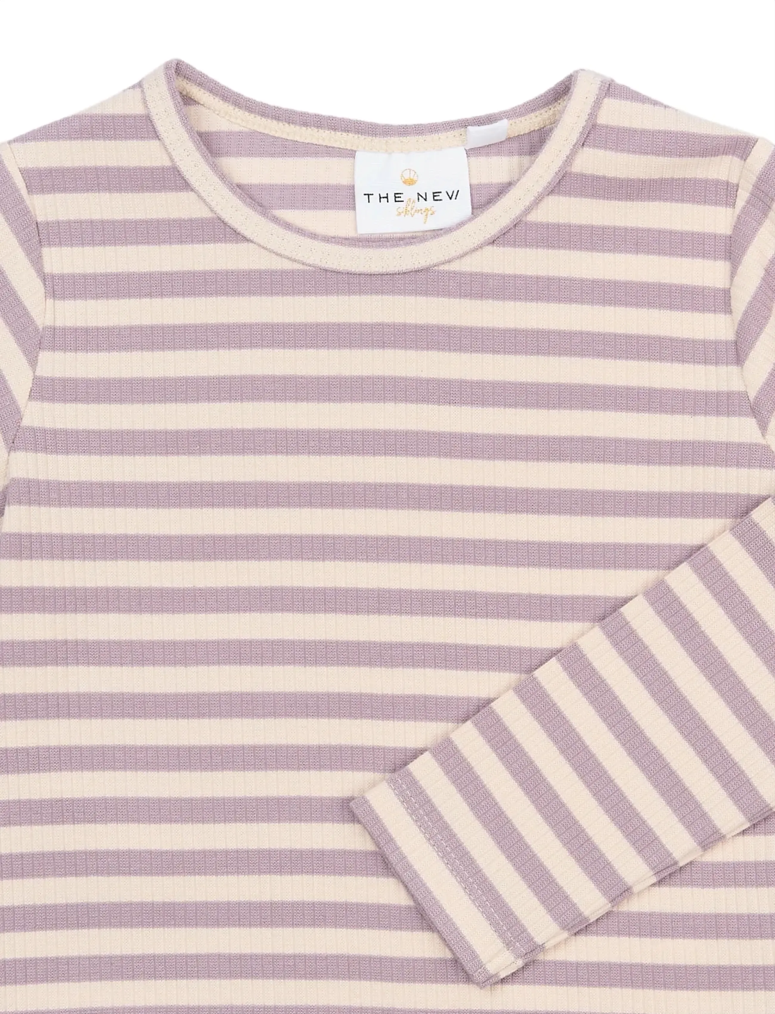 The New - TNSTFro L_S Rib Tee - langärmelige - sea fog striped - 2