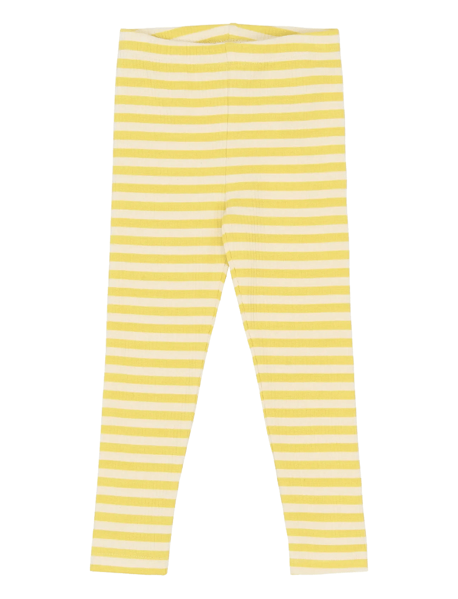 The New - TNSTFro Rib Leggings - leggings - dusky citron striped - 0