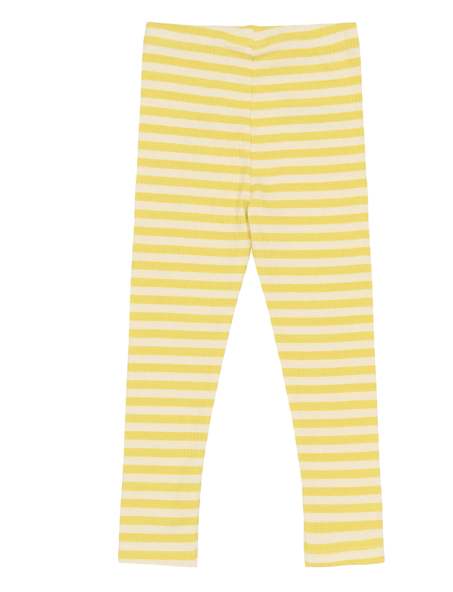 The New - TNSTFro Rib Leggings - leggings - dusky citron striped - 1