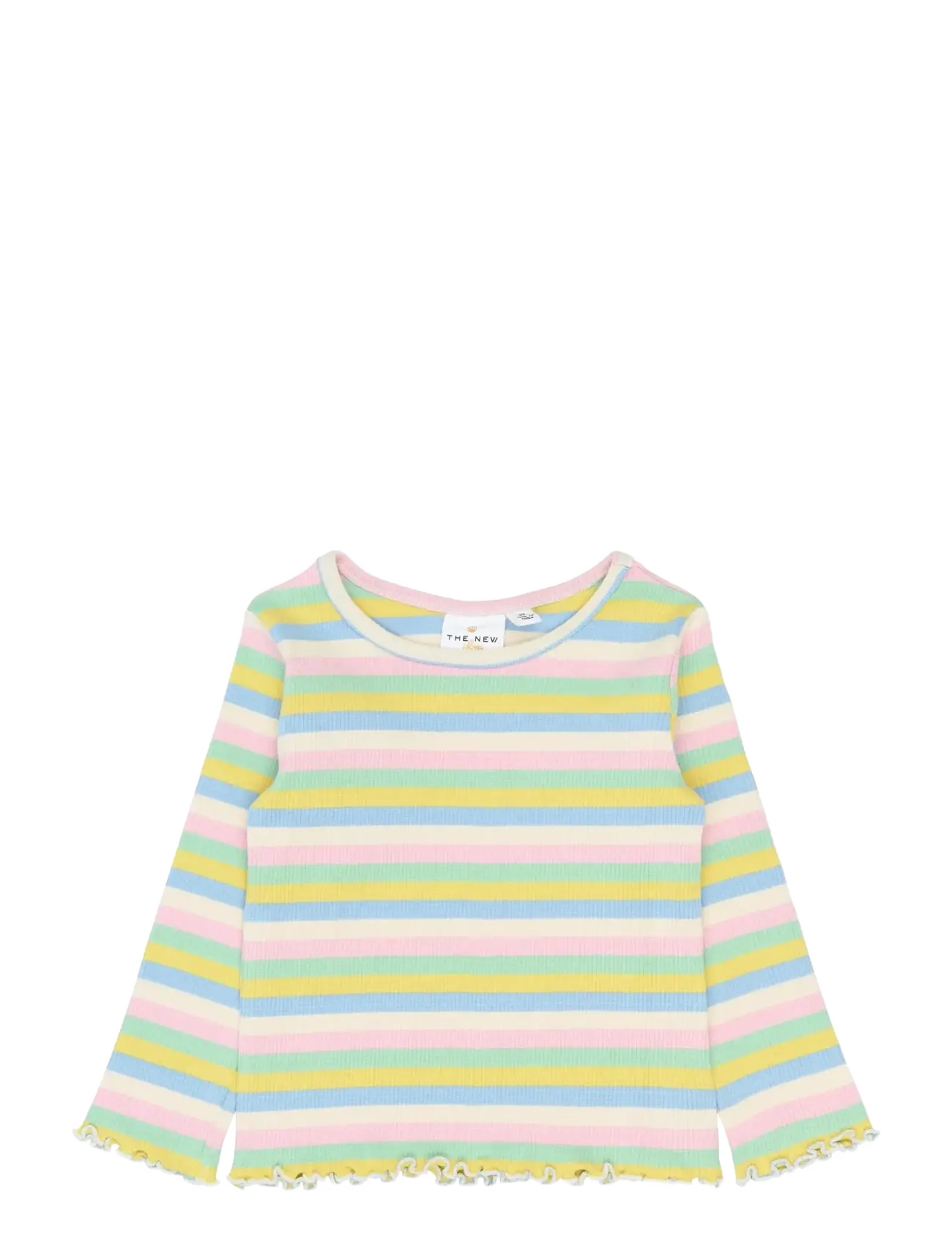 The New TNSTSofia L_S Rib Tee - Oberteile - MULTI STRIPED / multi