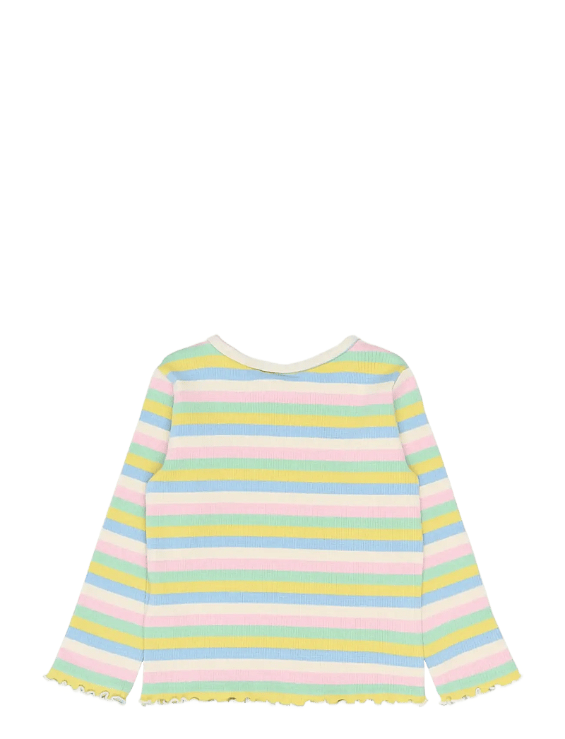 The New - TNSTSofia L_S Rib Tee - pikkade varrukatega t-särgid - multi striped - 2