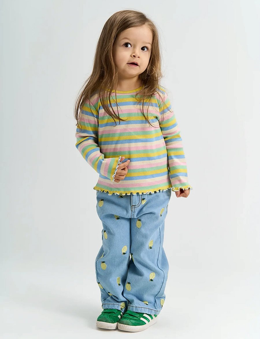 The New - TNSTSofia L_S Rib Tee - langärmelig - multi striped - 0