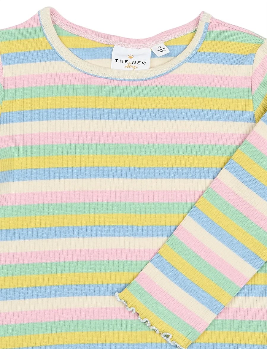 The New - TNSTSofia L_S Rib Tee - langärmelig - multi striped - 4