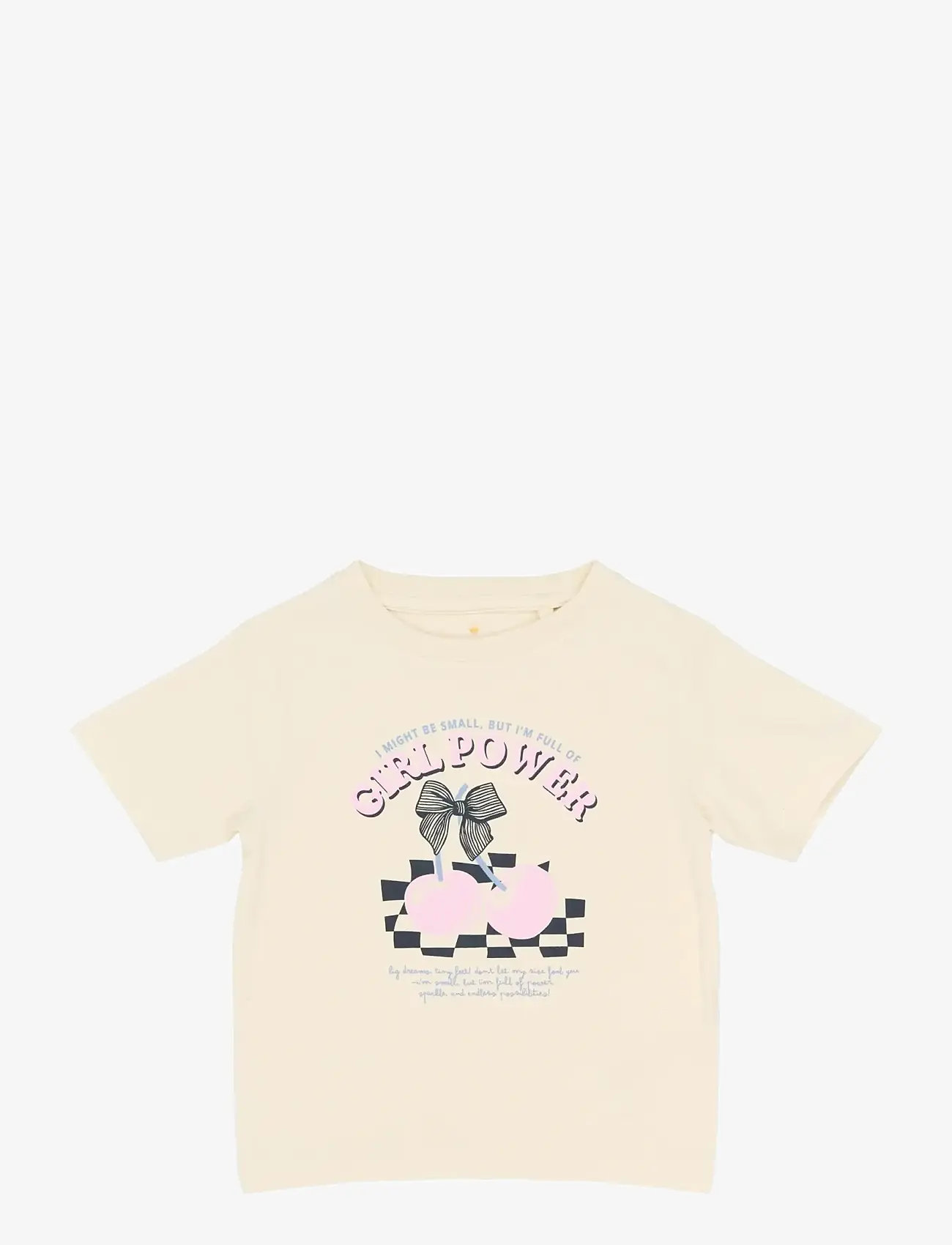 The New - TNSTSerena S_S Tee - kortærmede t-shirts - gardenia - 1