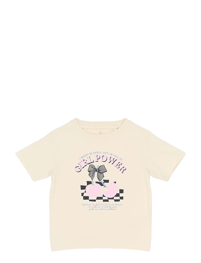 The New - TNSTSerena S_S Tee - kurzärmelige - gardenia - 1