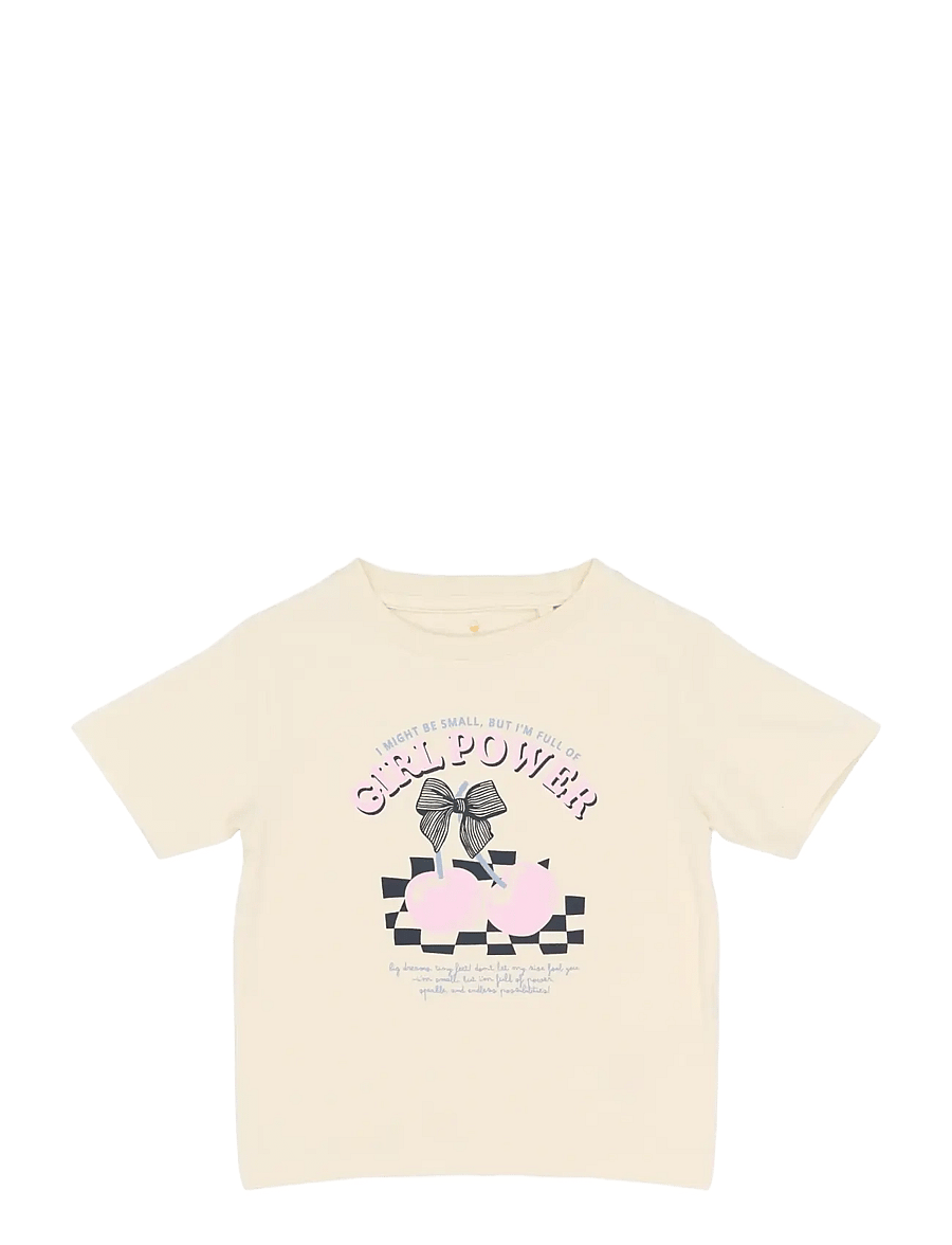 The New - TNSTSerena S_S Tee - kurzärmelige - gardenia - 1