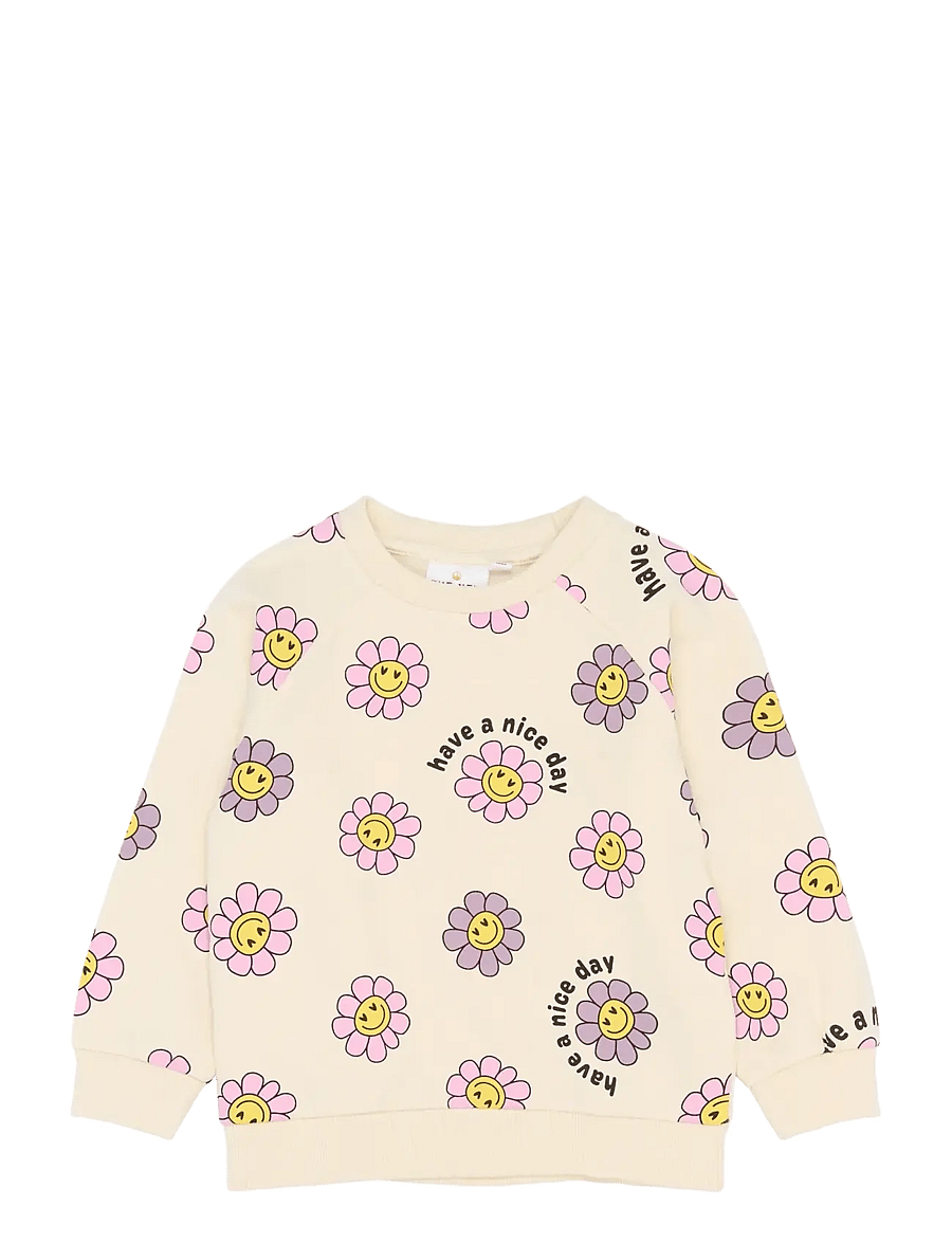 The New - TNSTSaga Sweatshirt - dressipluusid - gardenia aop - 1