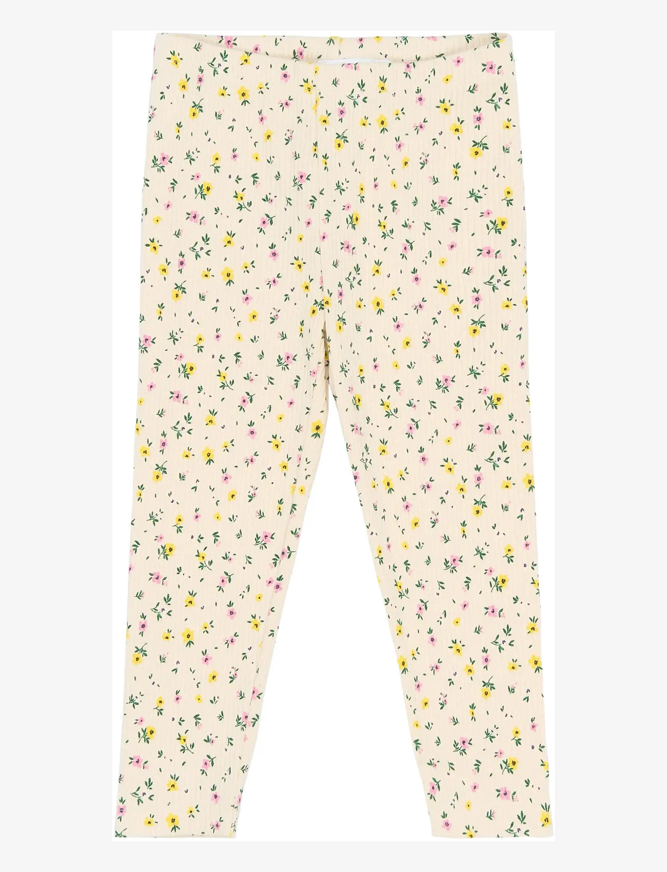 The New - TNSTSelma Rib Leggings - leggings - gardenia aop - 0