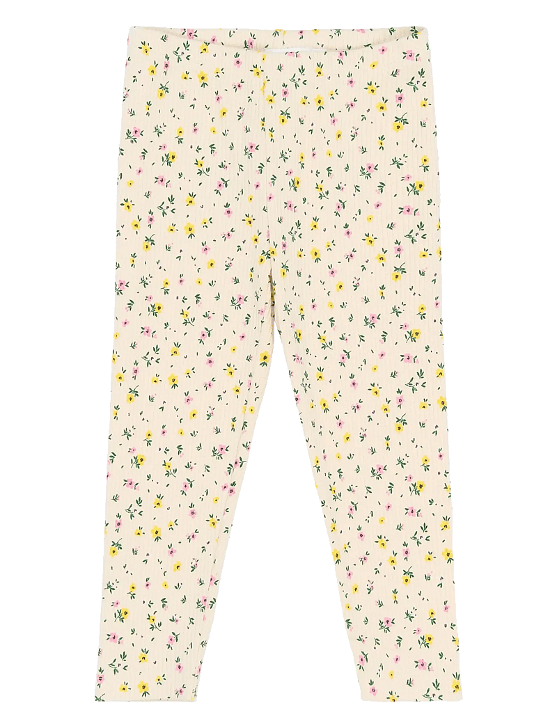 The New - TNSTSelma Rib Leggings - leggings - gardenia aop - 0