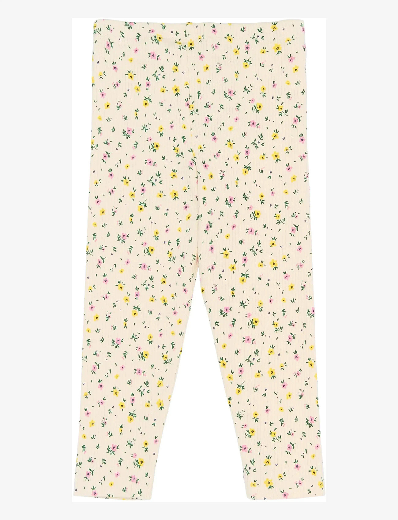 The New - TNSTSelma Rib Leggings - leggings - gardenia aop - 1