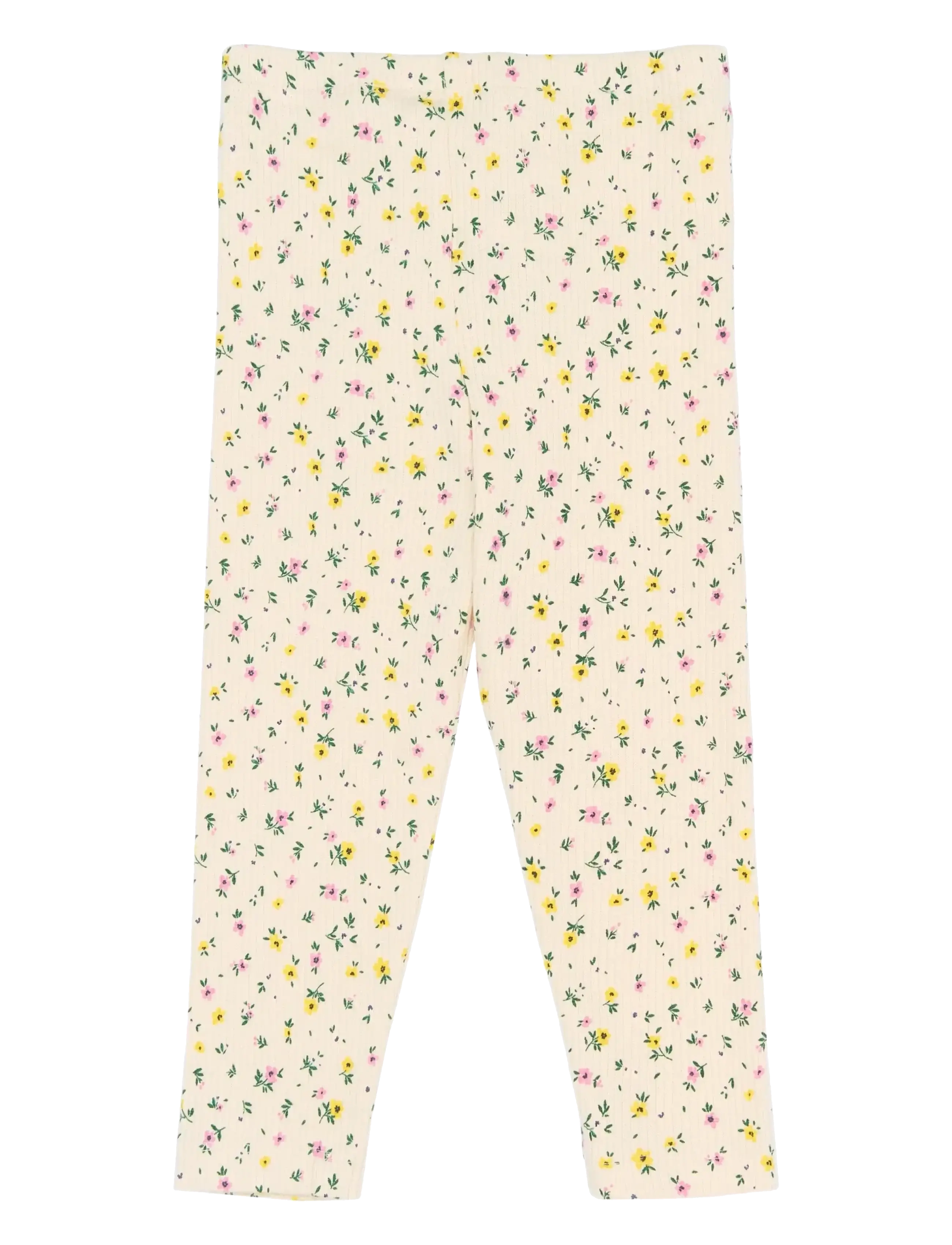 The New - TNSTSelma Rib Leggings - leggings - gardenia aop - 1