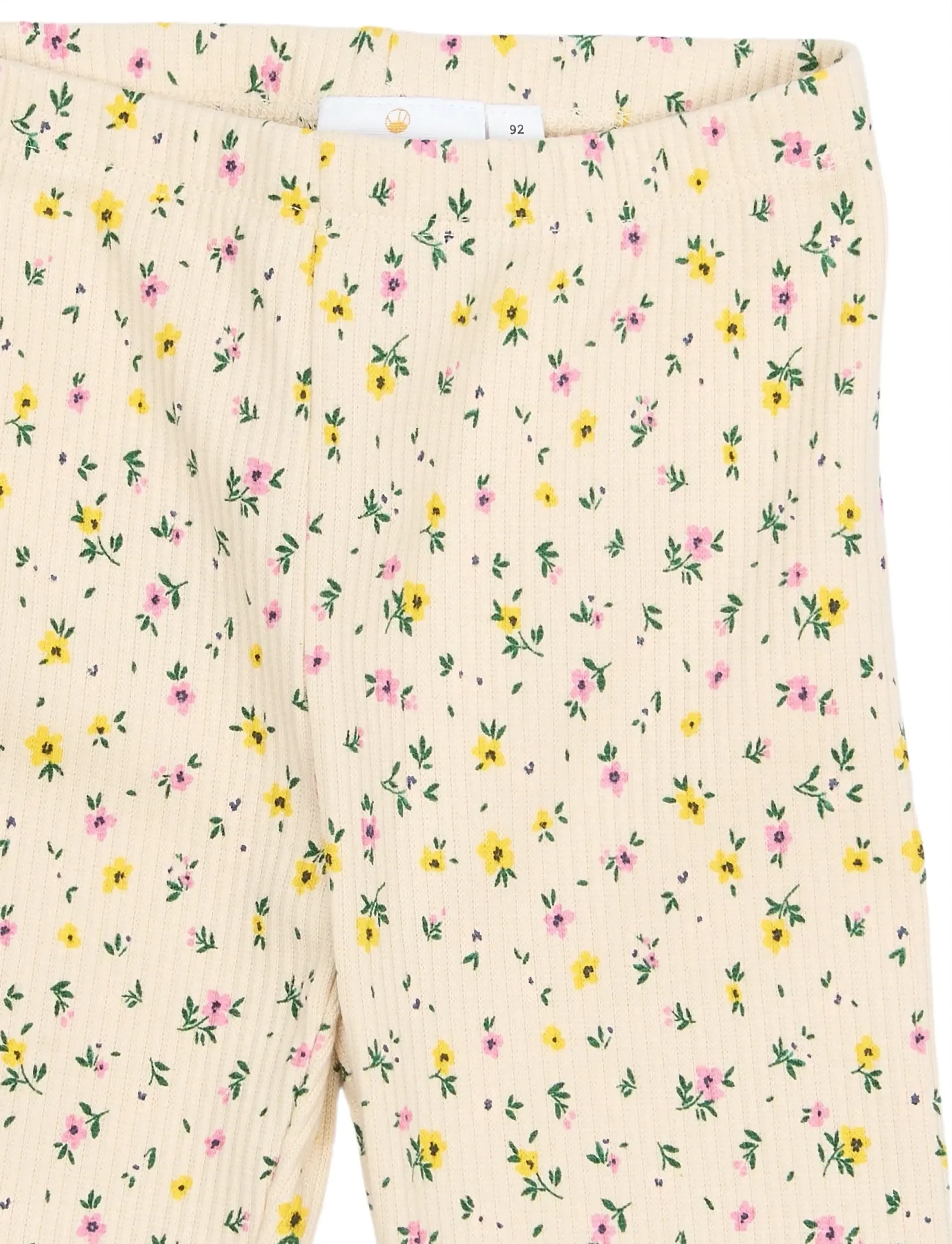 The New - TNSTSelma Rib Leggings - leggings - gardenia aop - 2