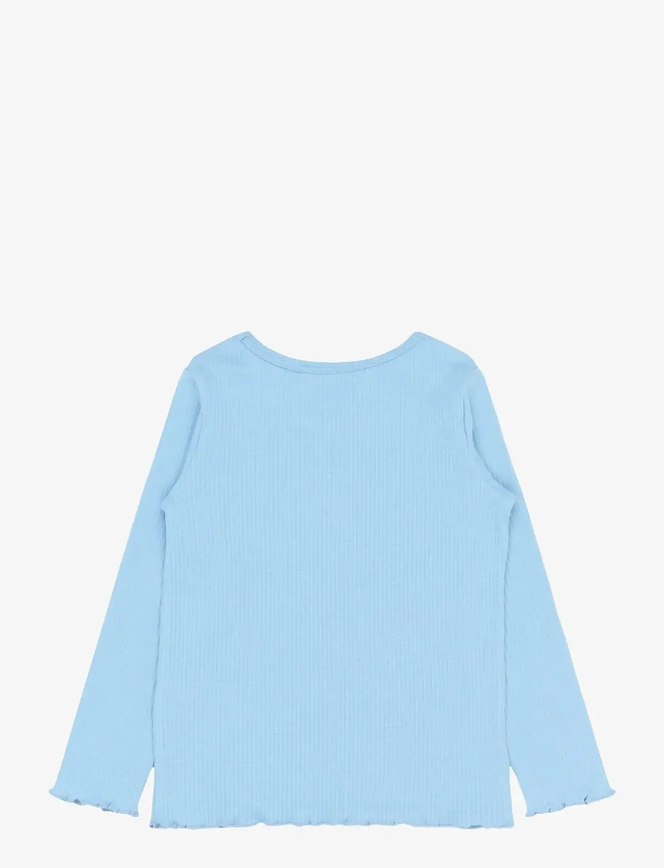 The New - TNSTRianna L_S Rib Tee - langærmede t-shirts - forever blue - 2