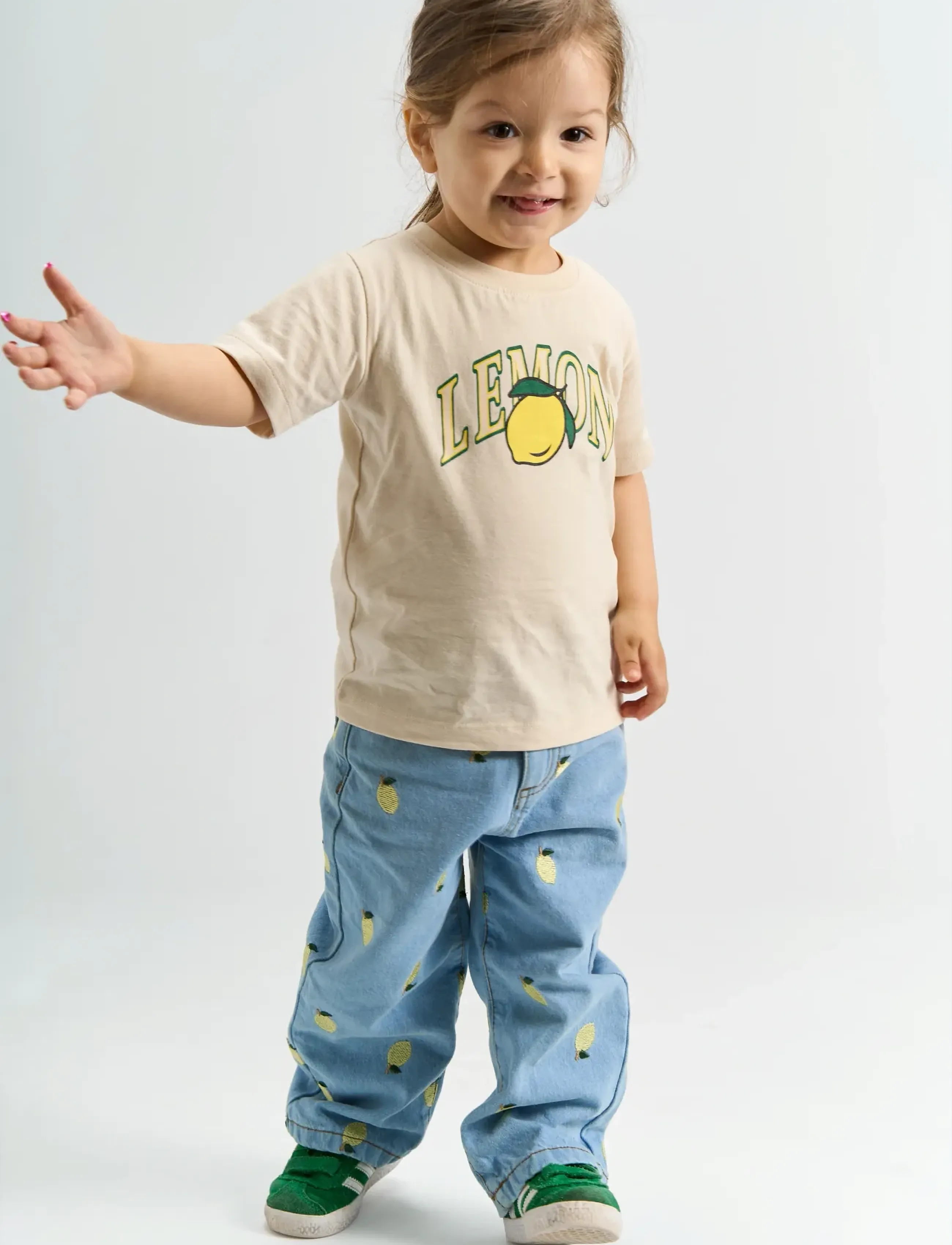 The New Tnstshelly S_S Tee, 110, Cream, T-Shirts > Kortærmede, Børn