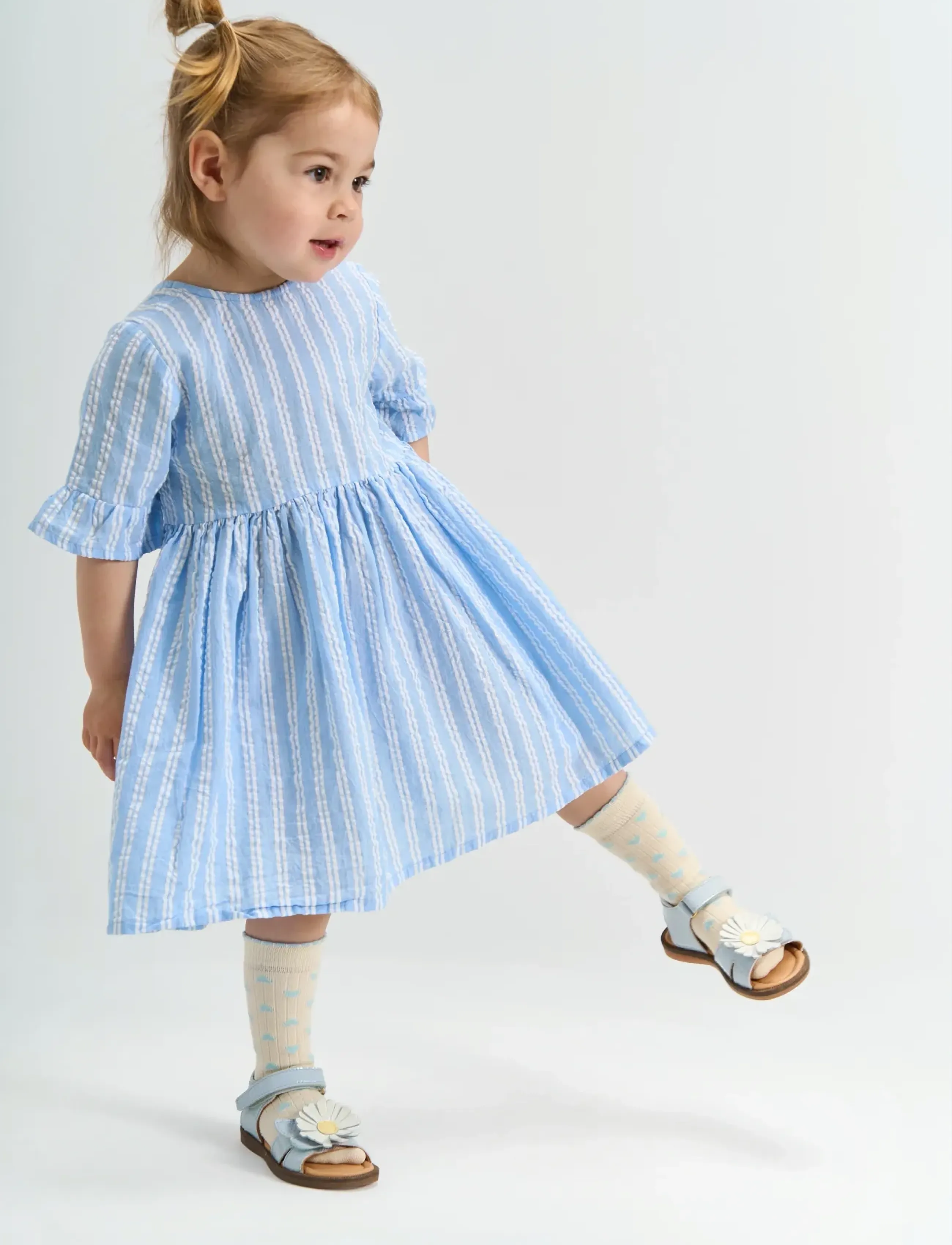 The New TNSTSiri S_S Dress - Klänningar & Kjolar - FOREVER BLUE STRIPED / blue