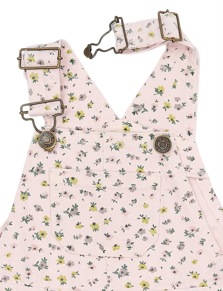 The New - TNSTSif Denim Dungarees - tunked - light lilac aop - 2