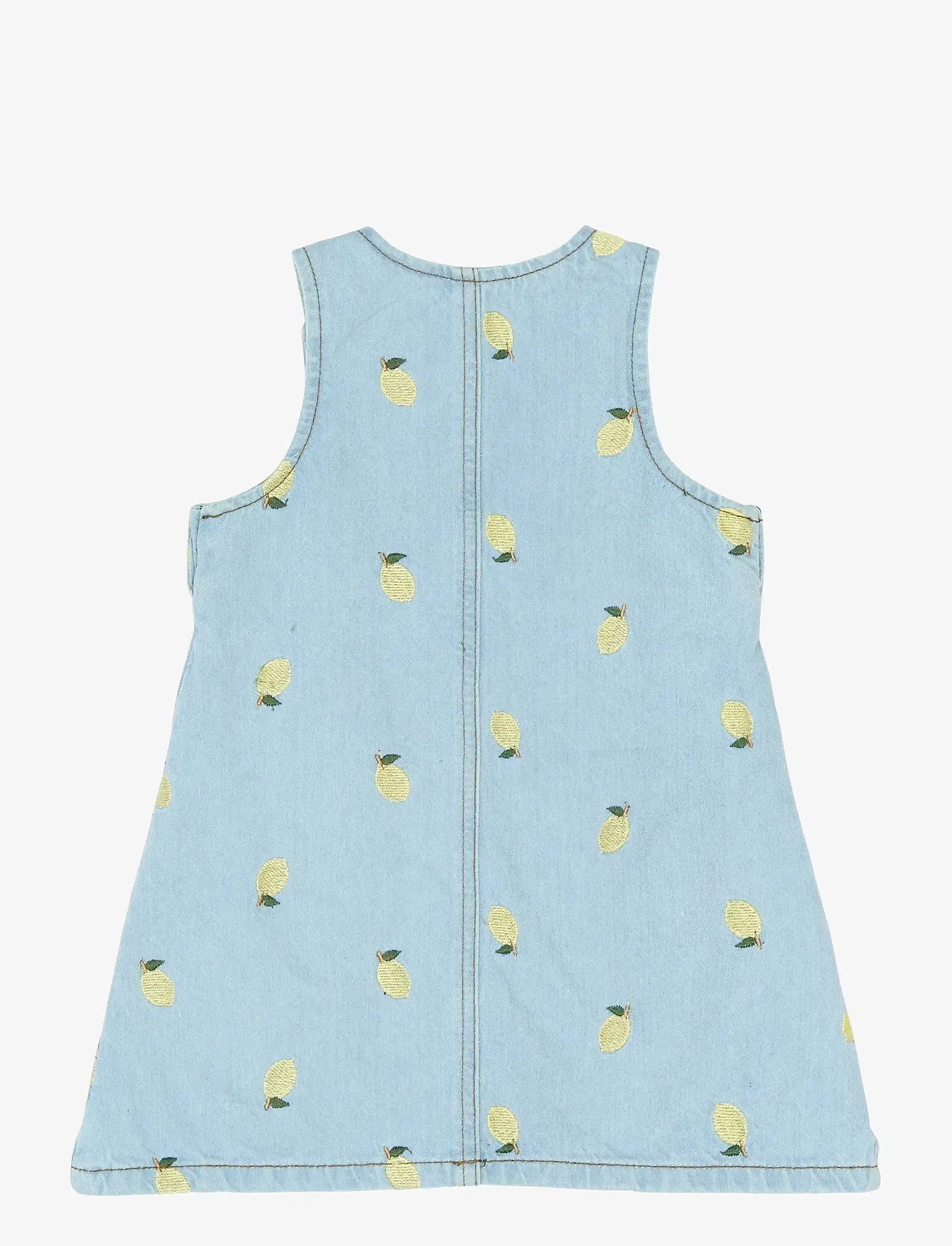 The New - TNSTSaja S_L Denim Dress - overallkjoler - light blue denim emb - 2