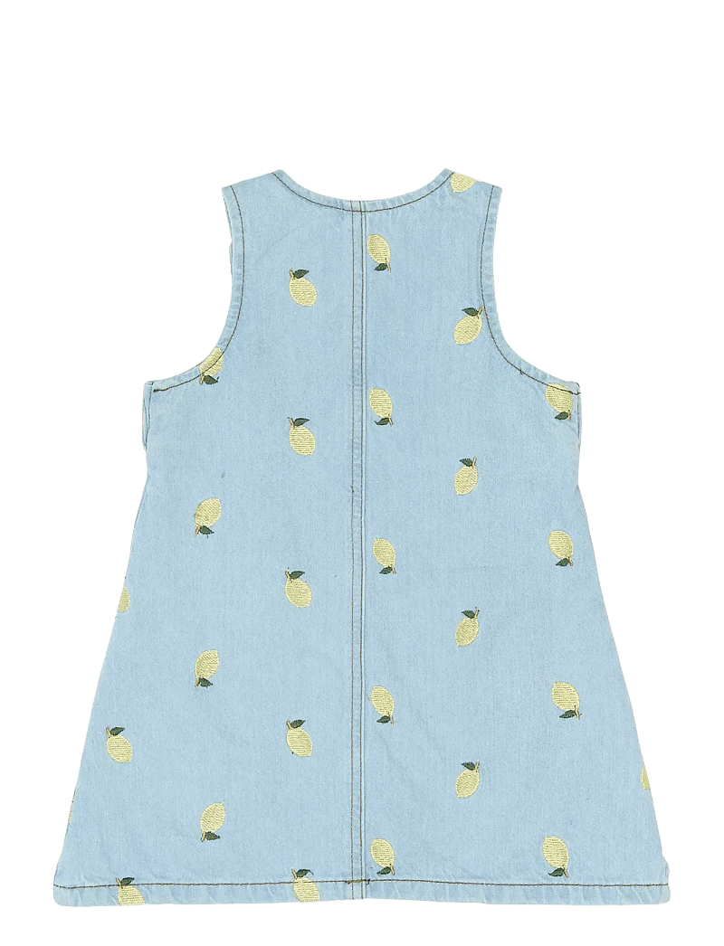 The New - TNSTSaja S_L Denim Dress - overallkjoler - light blue denim emb - 2