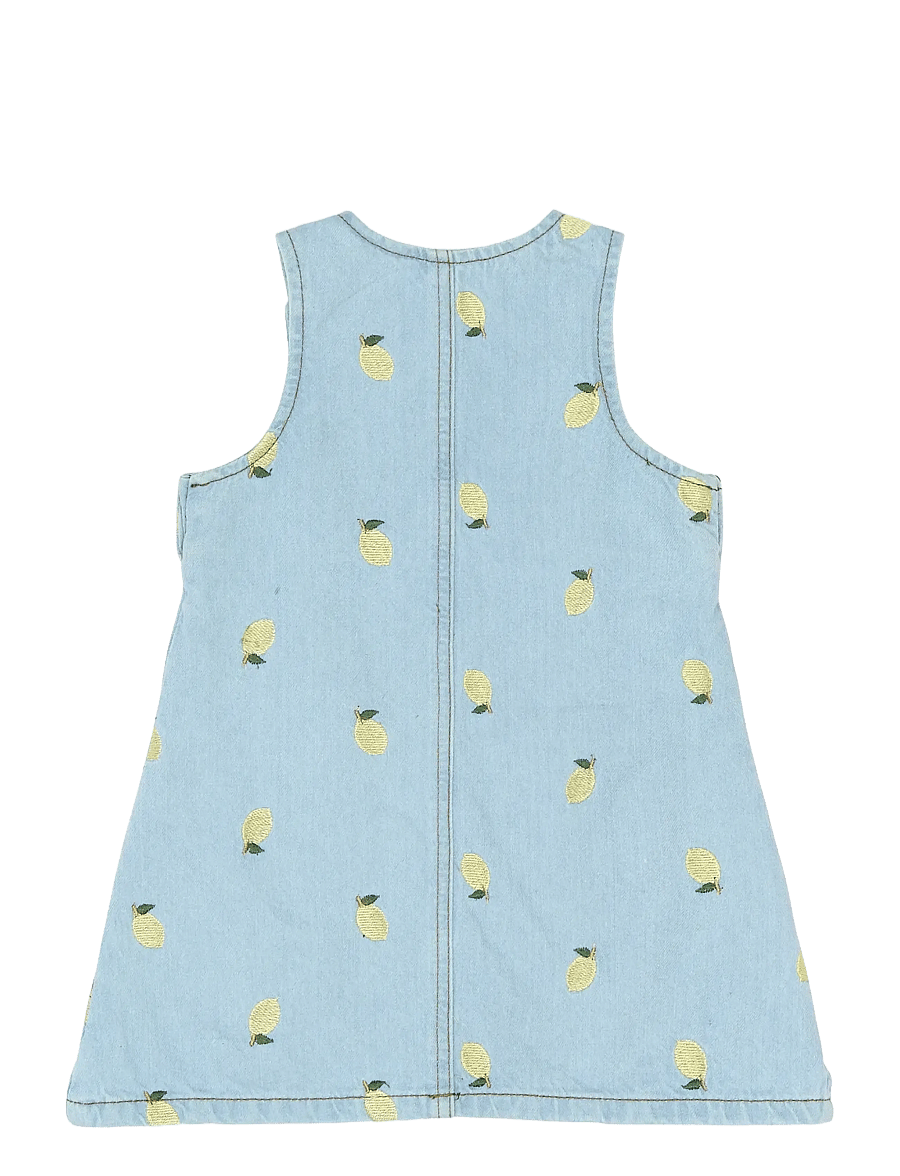 The New - TNSTSaja S_L Denim Dress - teksakleit - light blue denim emb - 2