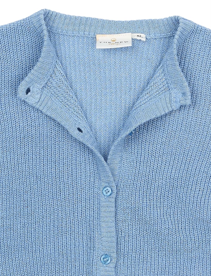 The New - TNSTSolei Glitter Knit Cardigan - jakas - forever blue - 3