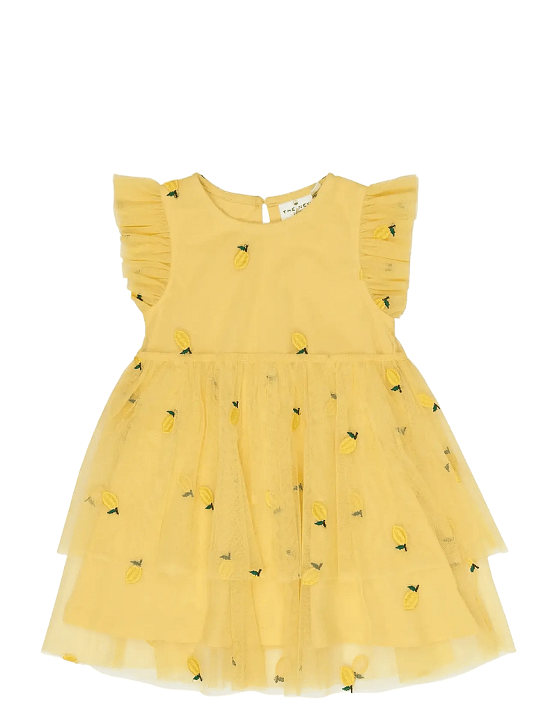 The New - TNSTSvea S_L Dress - varrukateta beebi kleidid - dusky citron emb - 1