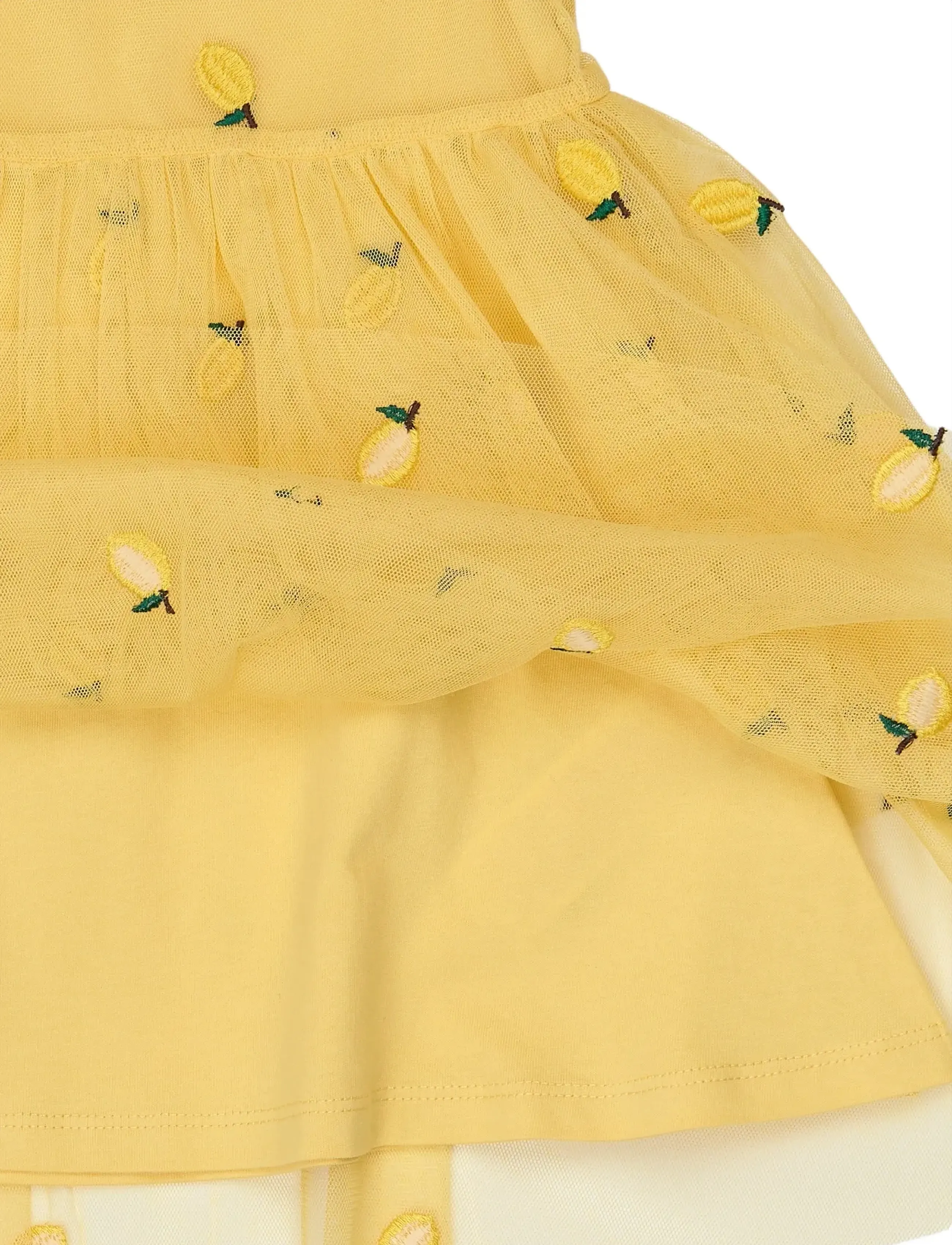 The New - TNSTSvea S_L Dress - Ærmeløse babykjoler - dusky citron emb - 3