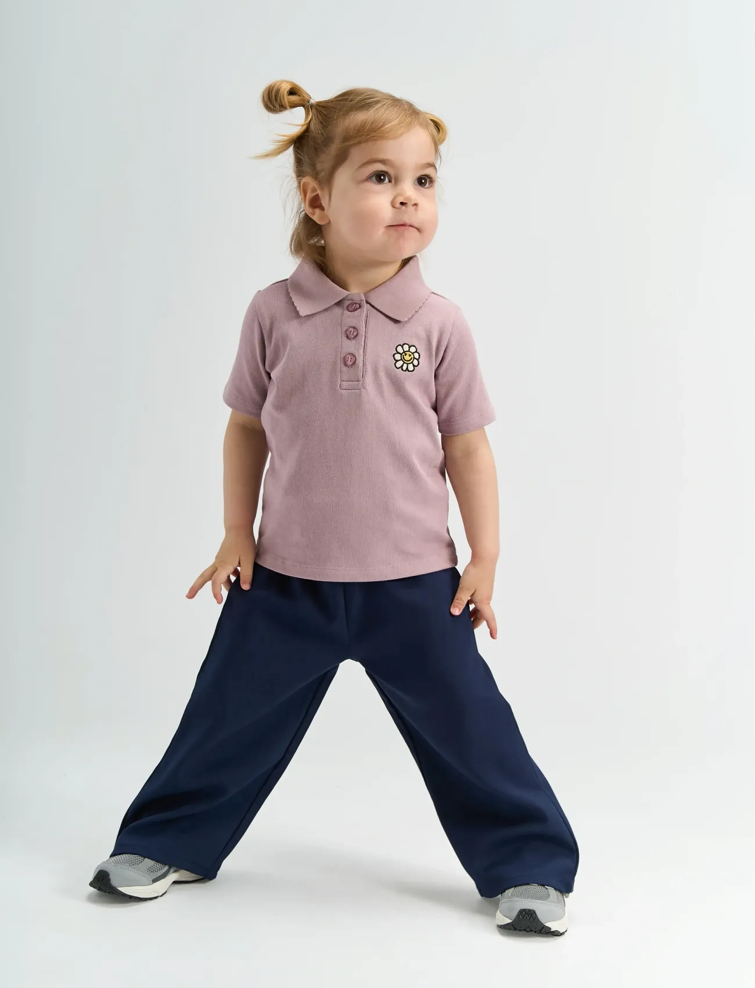 The New Tnstsigbritta S_S Polo, 104, Polo Shirts, Rosa - Short-sleeved Kinder