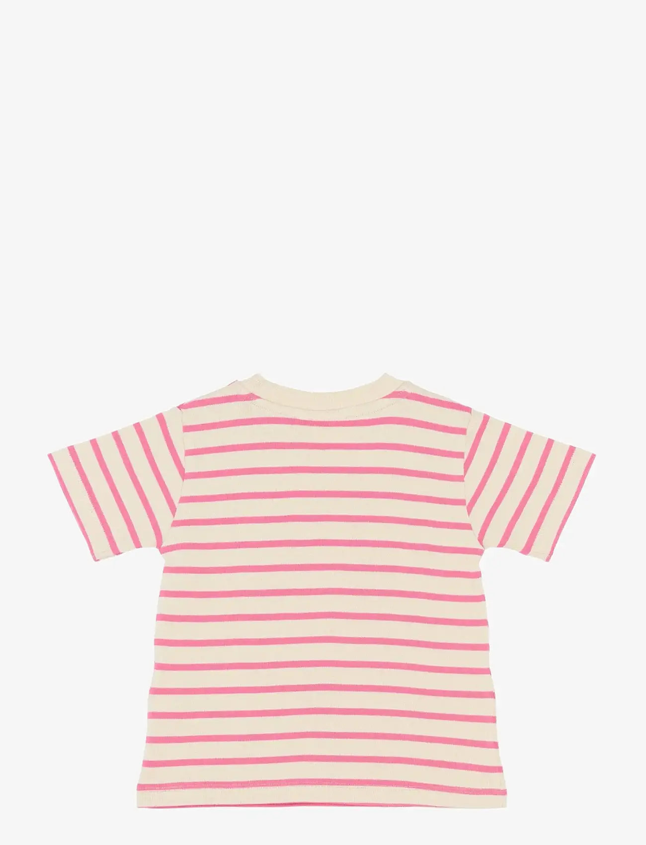 The New - TNSTSannah OS S_S Tee - kortærmede t-shirts - carmine rose striped - 2