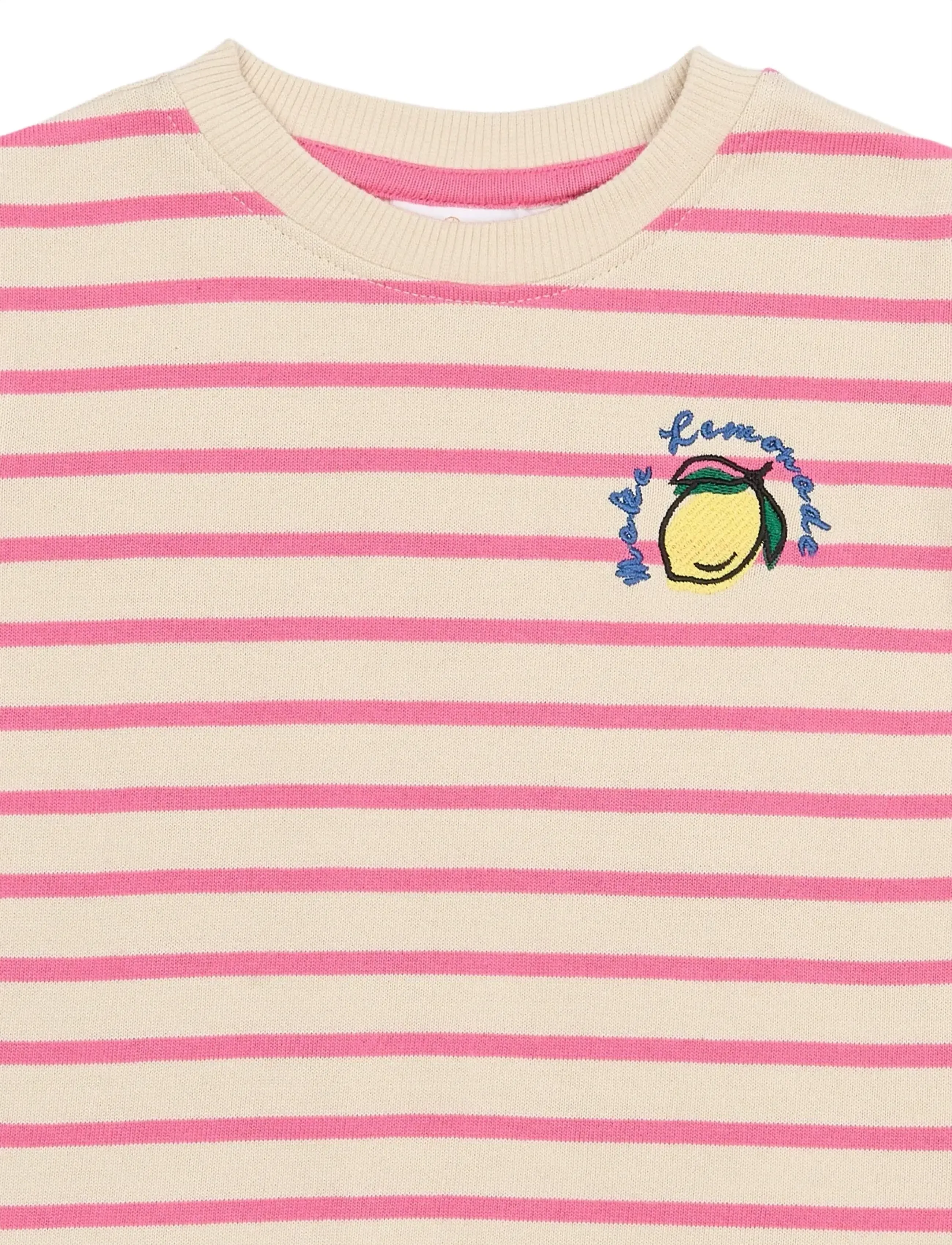 The New - TNSTSannah OS S_S Tee - kortärmade t-shirts - carmine rose striped - 3